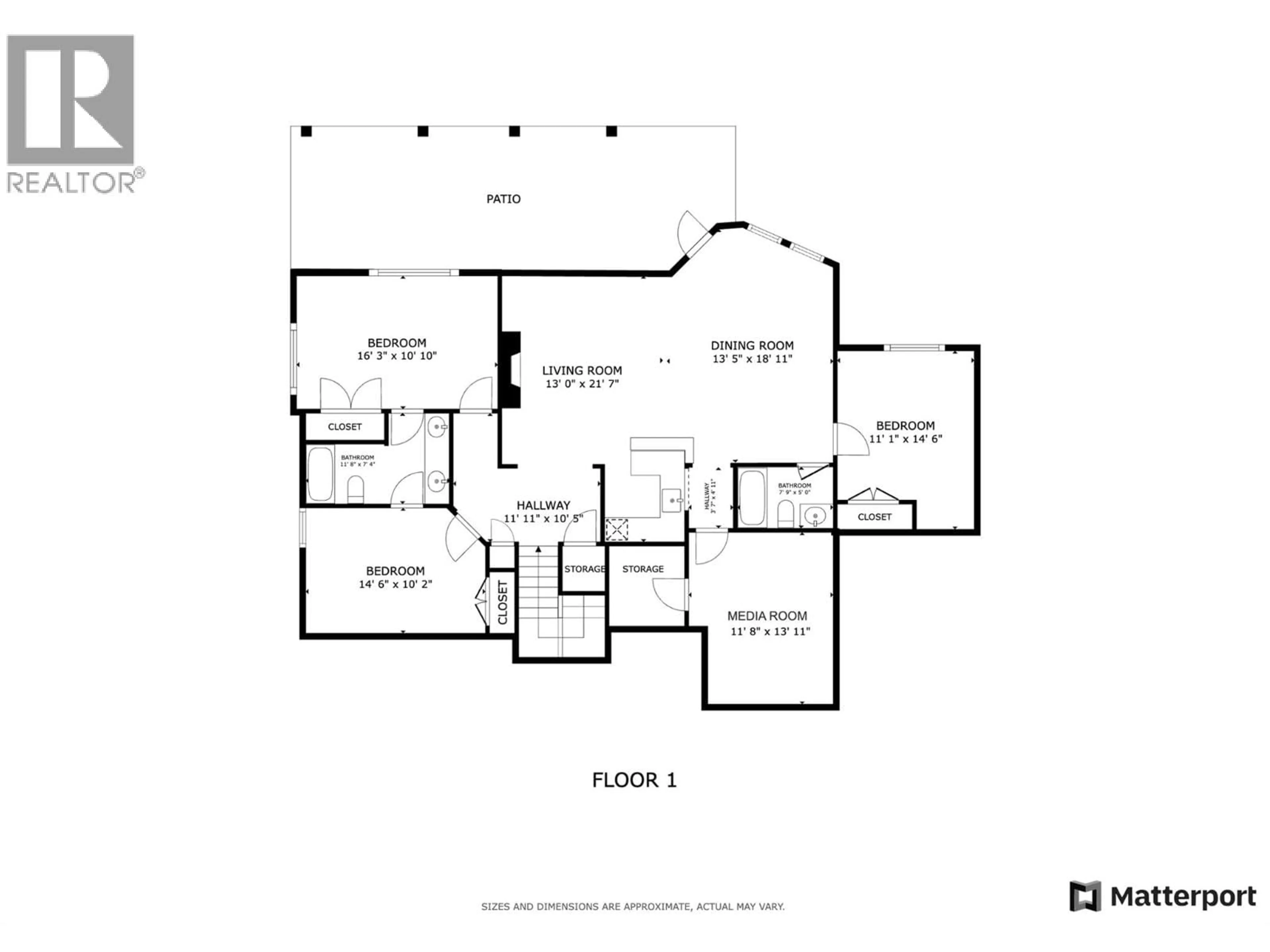 Floor plan for 1830 BIRKDALE AVENUE, Kelowna British Columbia V1P1R7