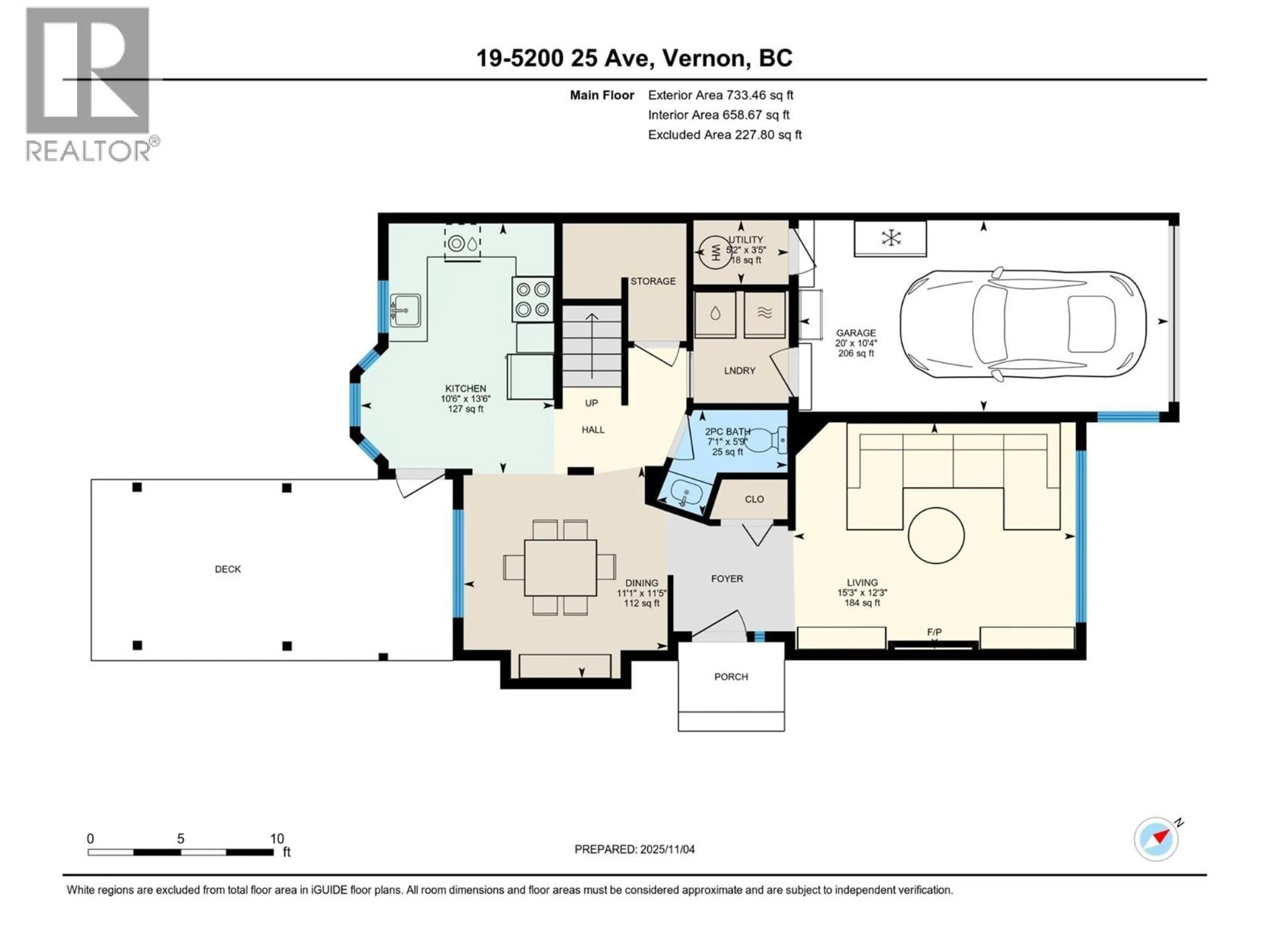 Floor plan for 19 - 5200 25TH AVE OTHER, Vernon British Columbia V1T9V6