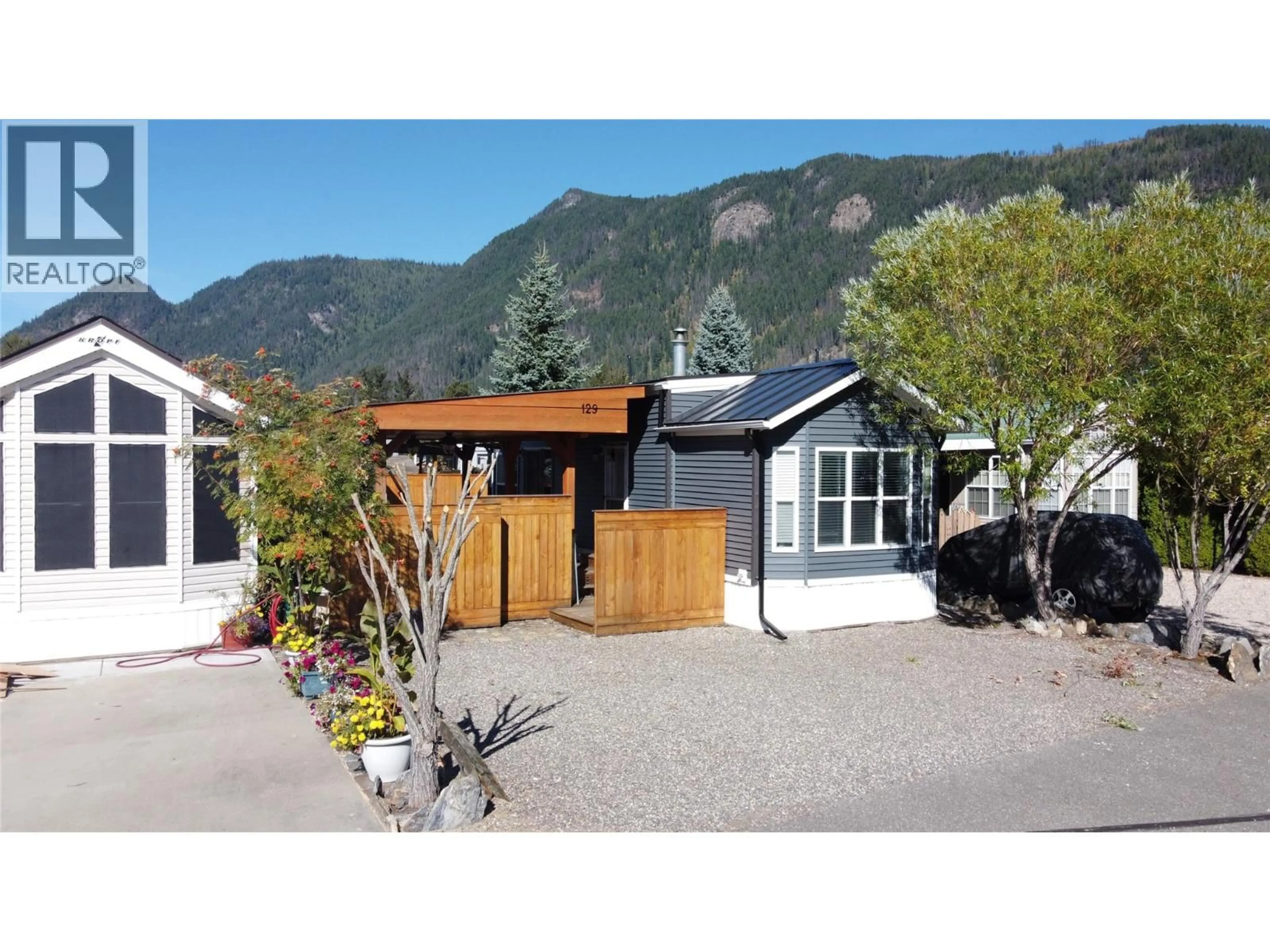 Home with vinyl exterior material, mountain view for 129 - 1383 SILVER SANDS ROAD, Sicamous British Columbia V0E2V4