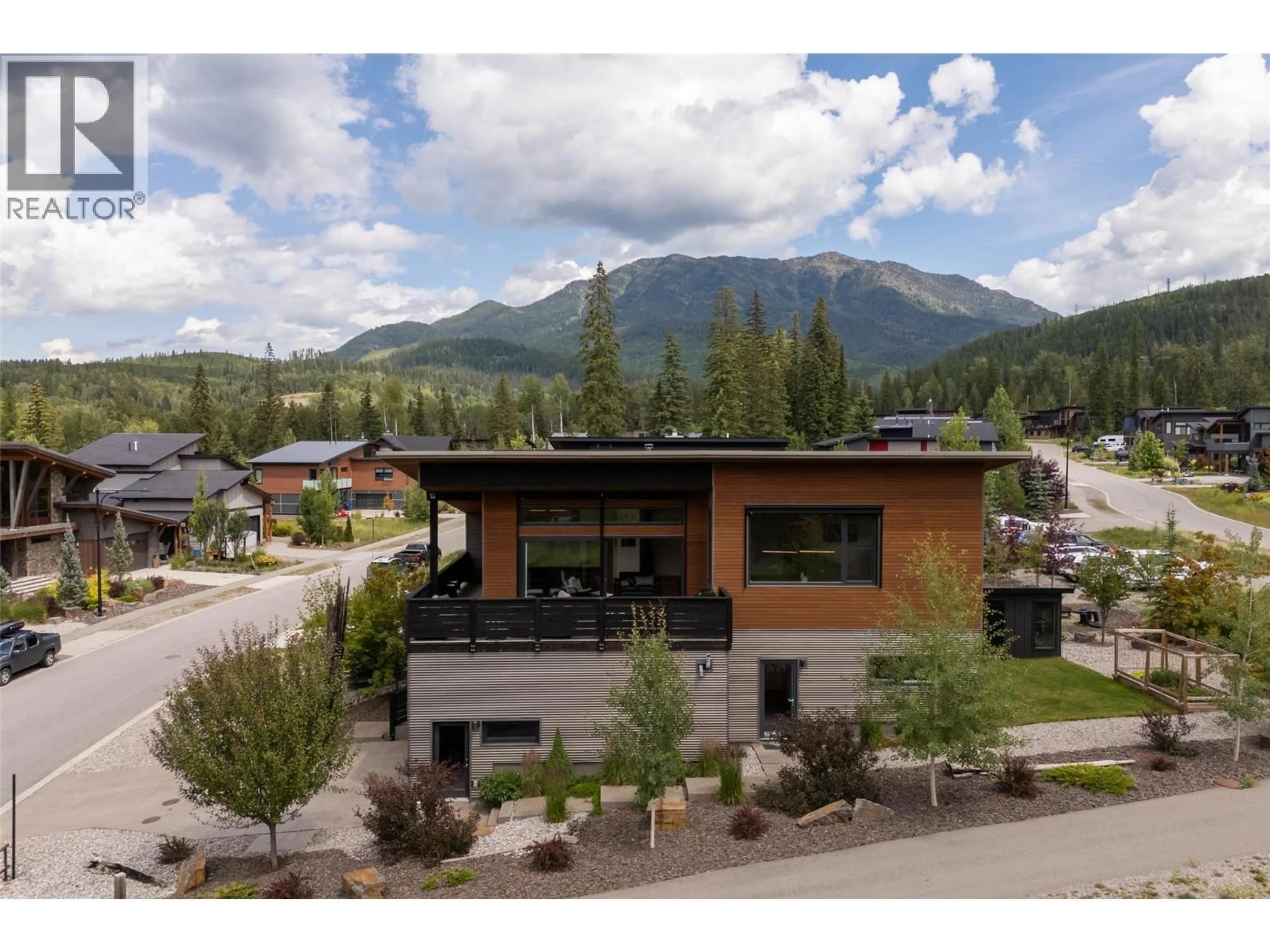 A pic from outside/outdoor area/front of a property/back of a property/a pic from drone, mountain view for 2 PIEDMONT DRIVE, Fernie British Columbia V0B1M4