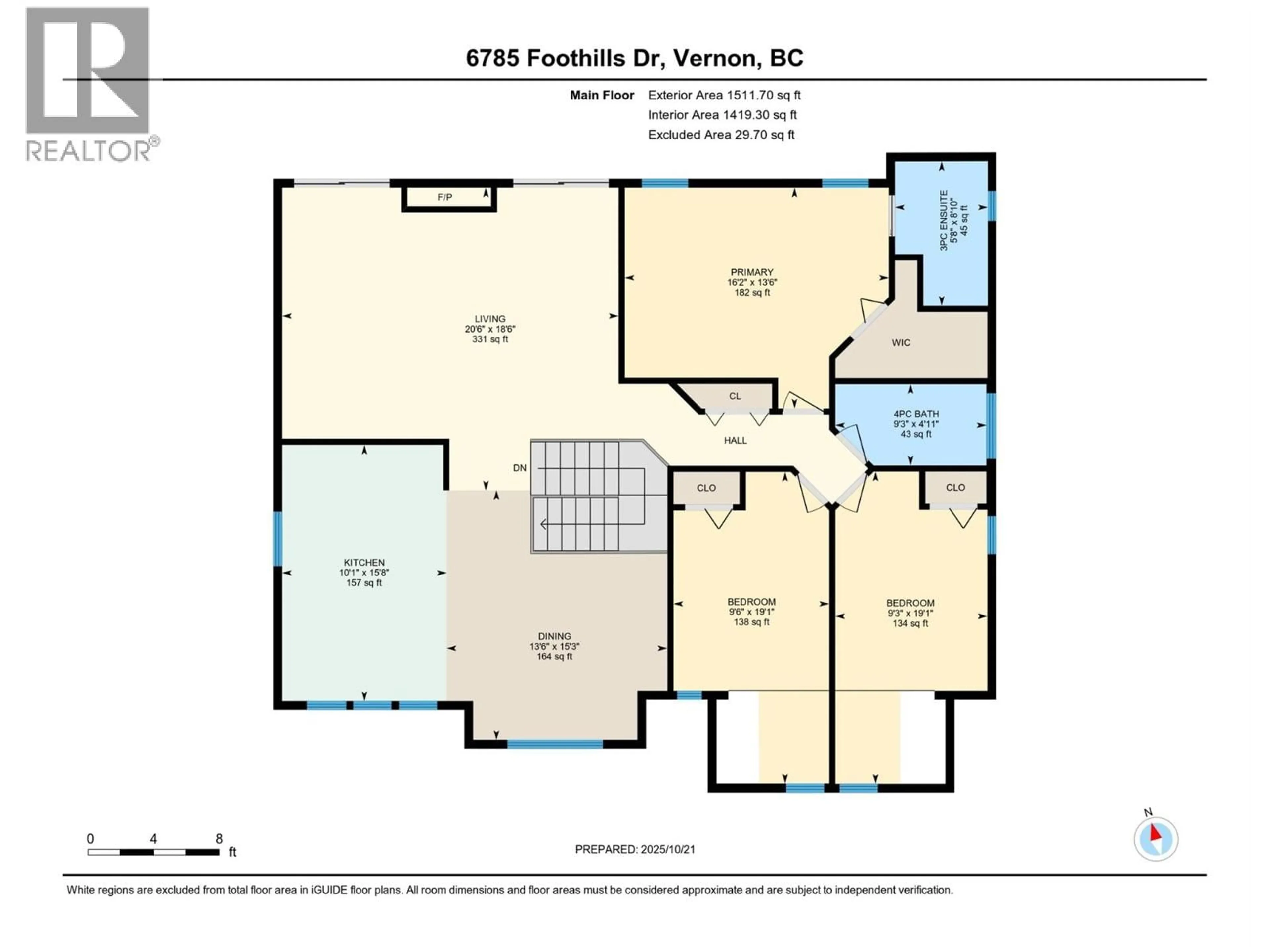 Floor plan for 6785 FOOTHILLS DRIVE, Vernon British Columbia V1B3W2