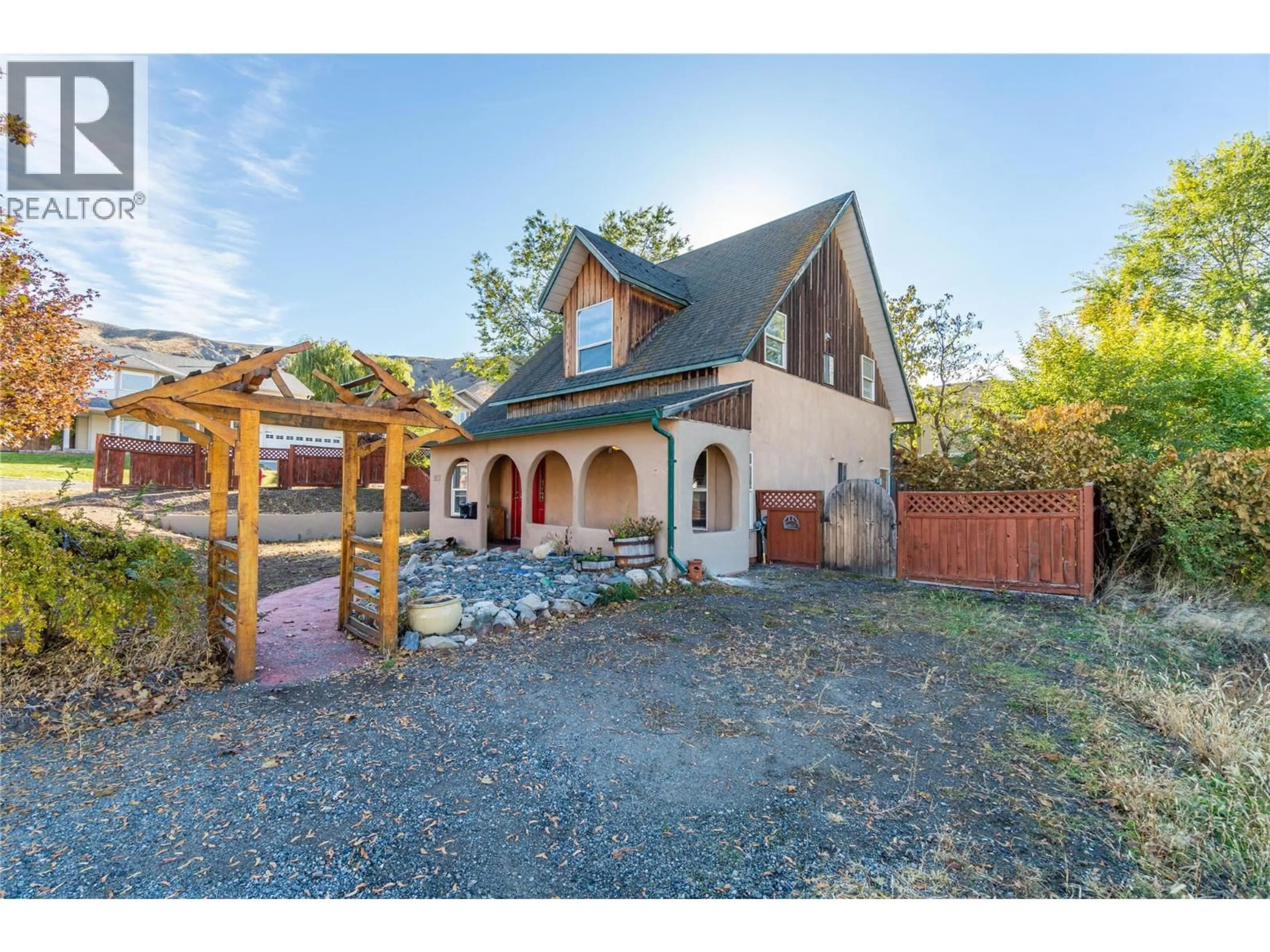 A pic from outside/outdoor area/front of a property/back of a property/a pic from drone, street for 1217 MESA VISTA DRIVE, Ashcroft British Columbia V0K1A0