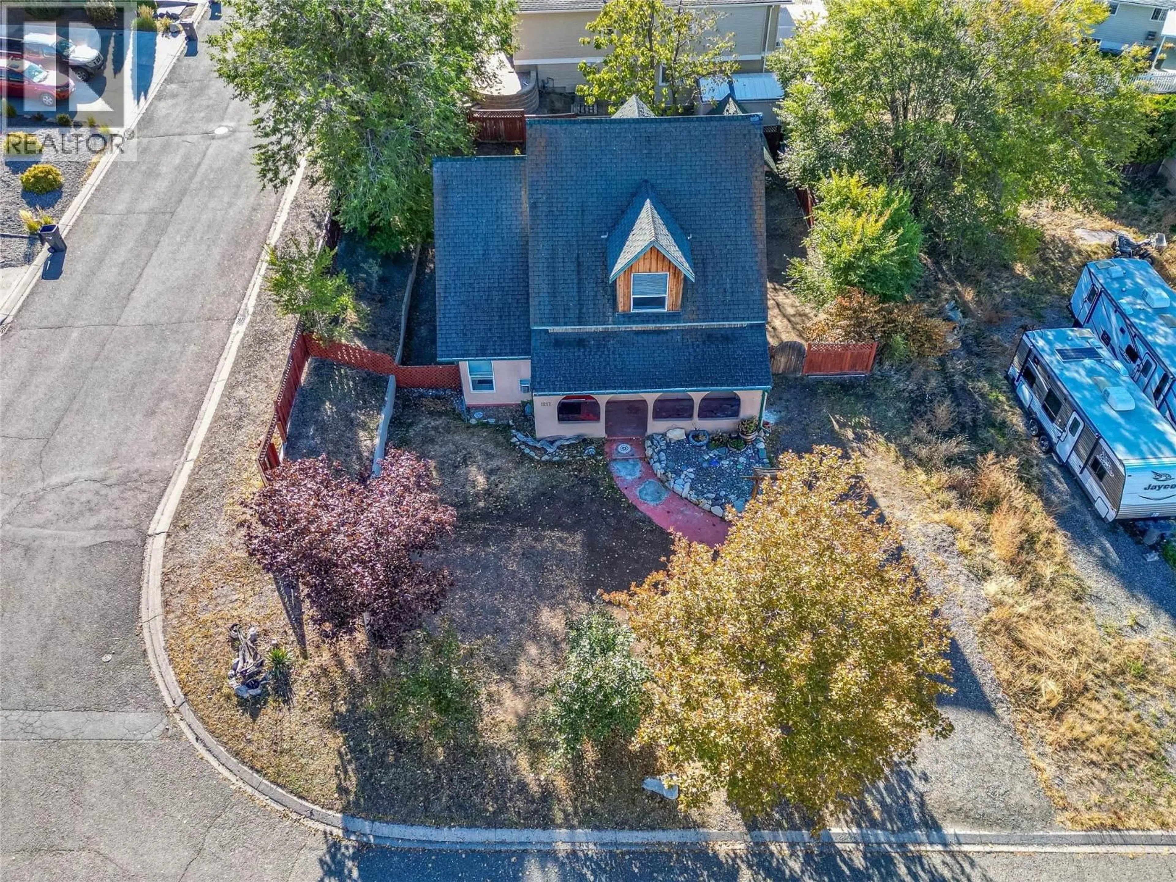A pic from outside/outdoor area/front of a property/back of a property/a pic from drone, street for 1217 MESA VISTA DRIVE, Ashcroft British Columbia V0K1A0