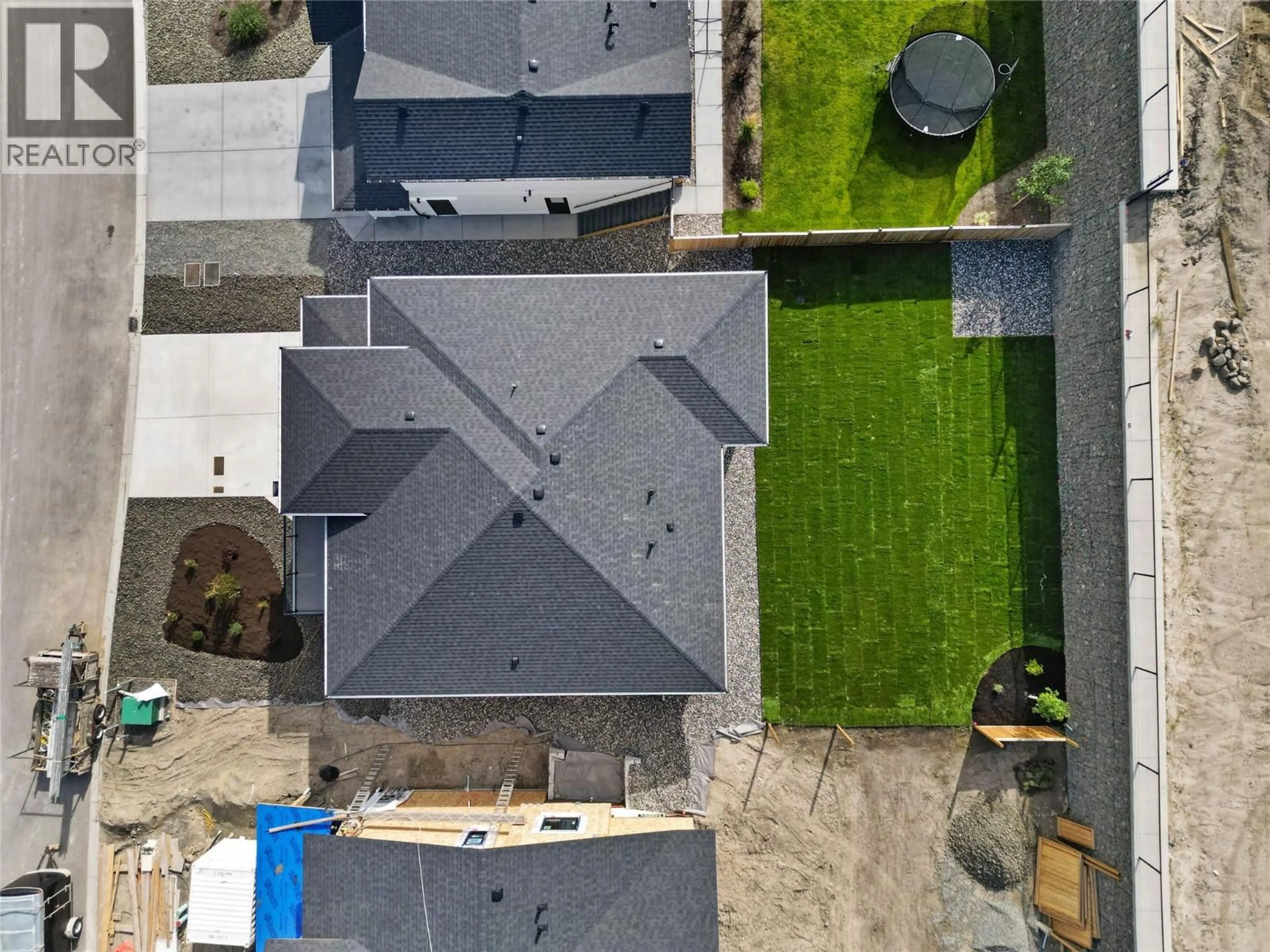 A pic from outside/outdoor area/front of a property/back of a property/a pic from drone, street for 2256 COLDWATER DRIVE, Kamloops British Columbia V2E0E6