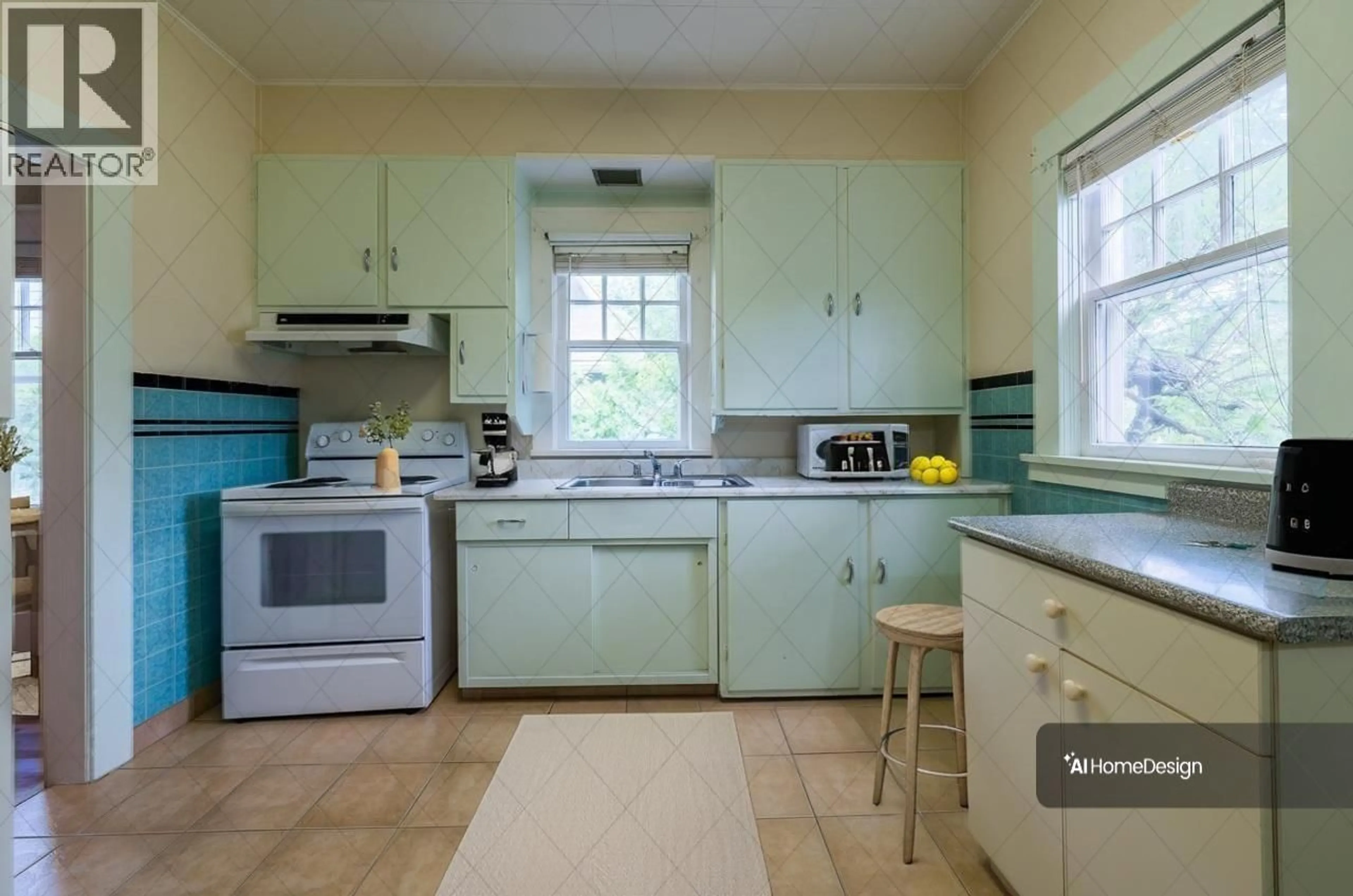 Standard kitchen, ceramic/tile floor for 720 ST. PAUL STREET, Kamloops British Columbia V2C2K4