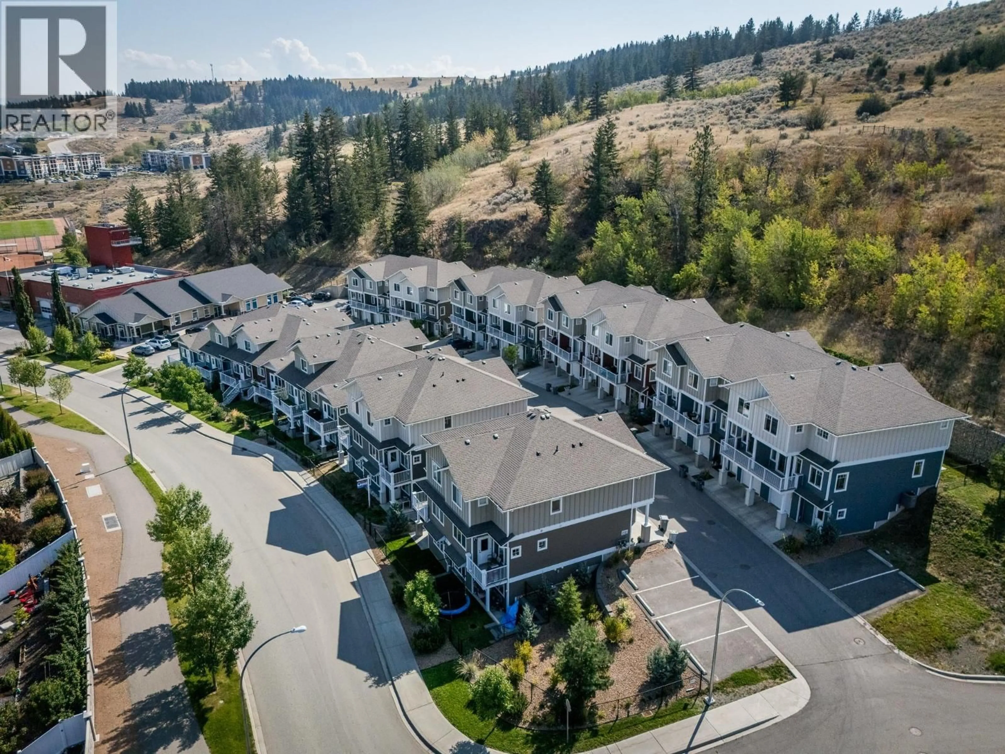 A pic from outside/outdoor area/front of a property/back of a property/a pic from drone, mountain view for 116 - 1325 ABERDEEN DRIVE, Kamloops British Columbia V1S0C7