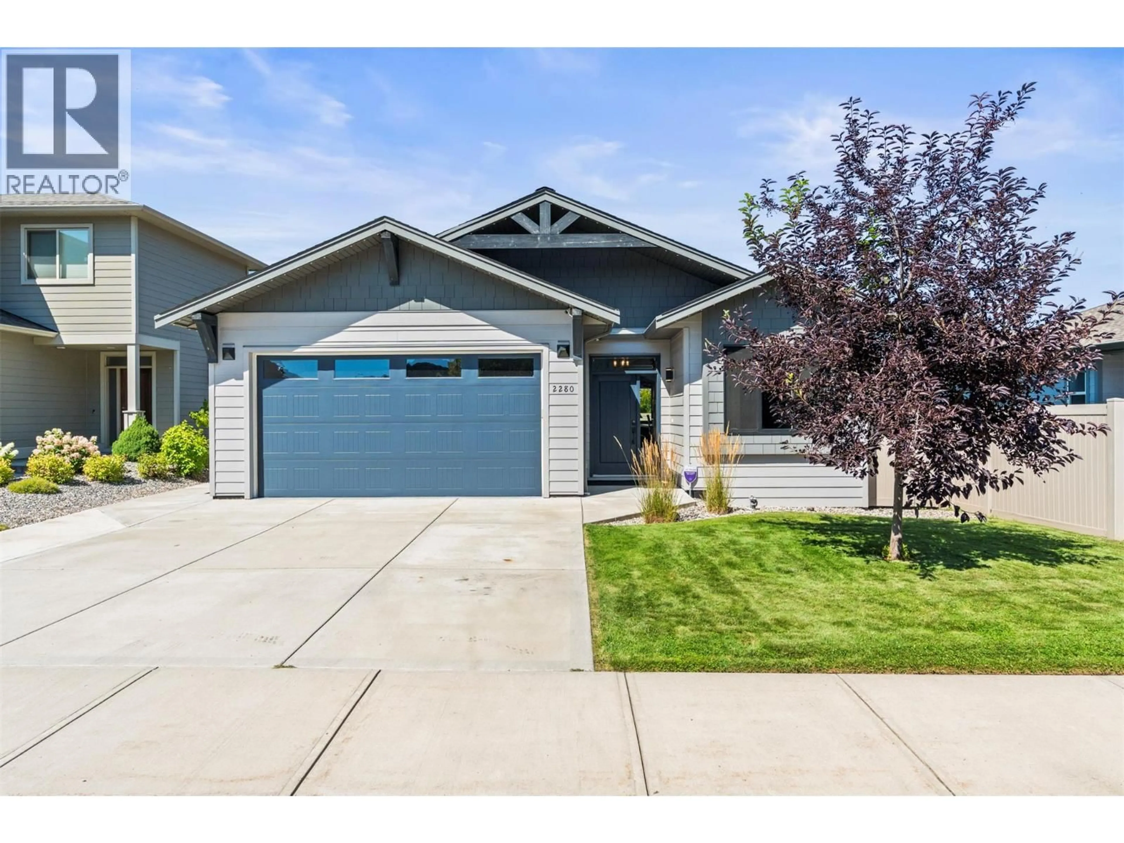 Home with vinyl exterior material, street for 2280 NORDSTROM AVENUE, Armstrong British Columbia V4Y0V9