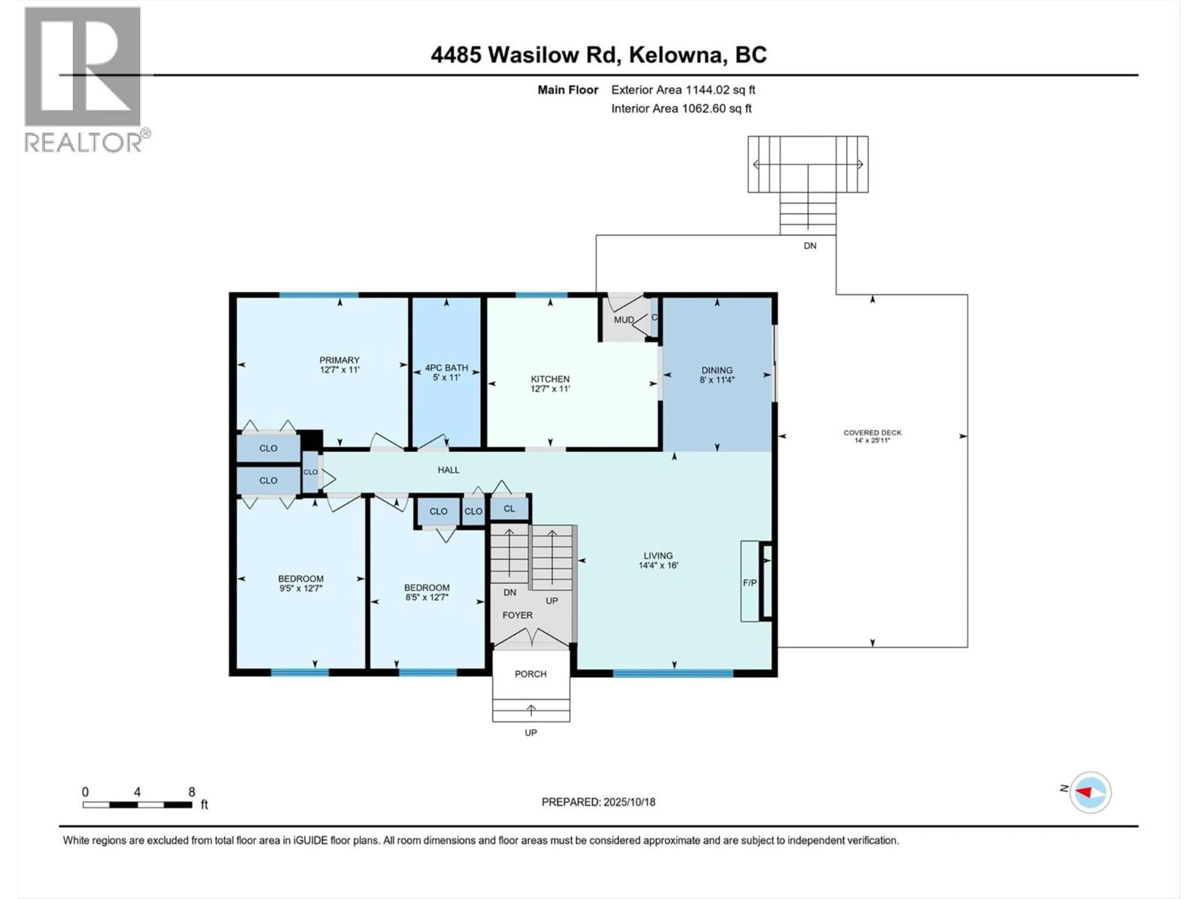 Floor plan for 4485 WASILOW ROAD, Kelowna British Columbia V1W1R7