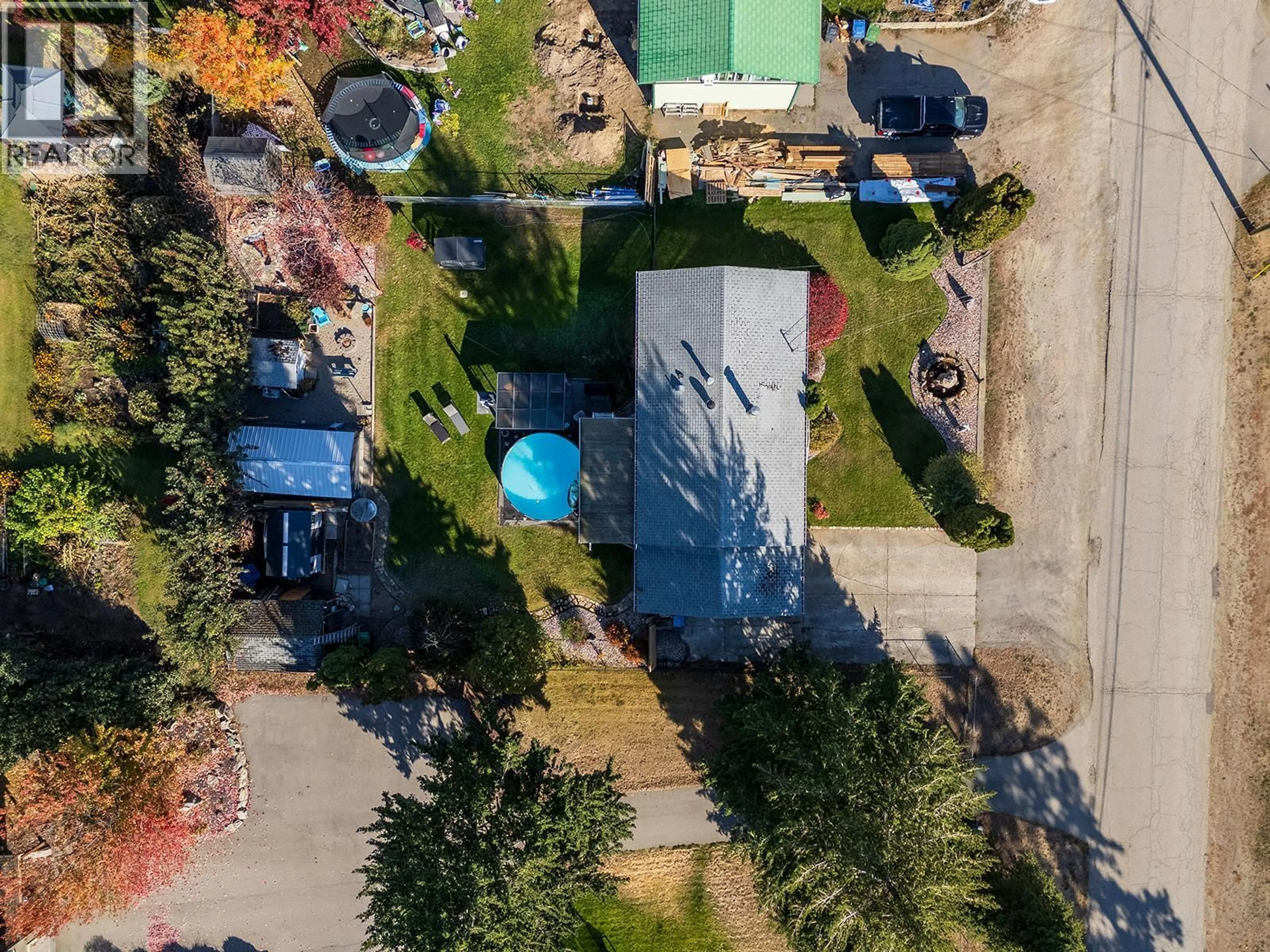 A pic from outside/outdoor area/front of a property/back of a property/a pic from drone, unknown for 10350 CHASE ROAD, Lake Country British Columbia V4V1K7