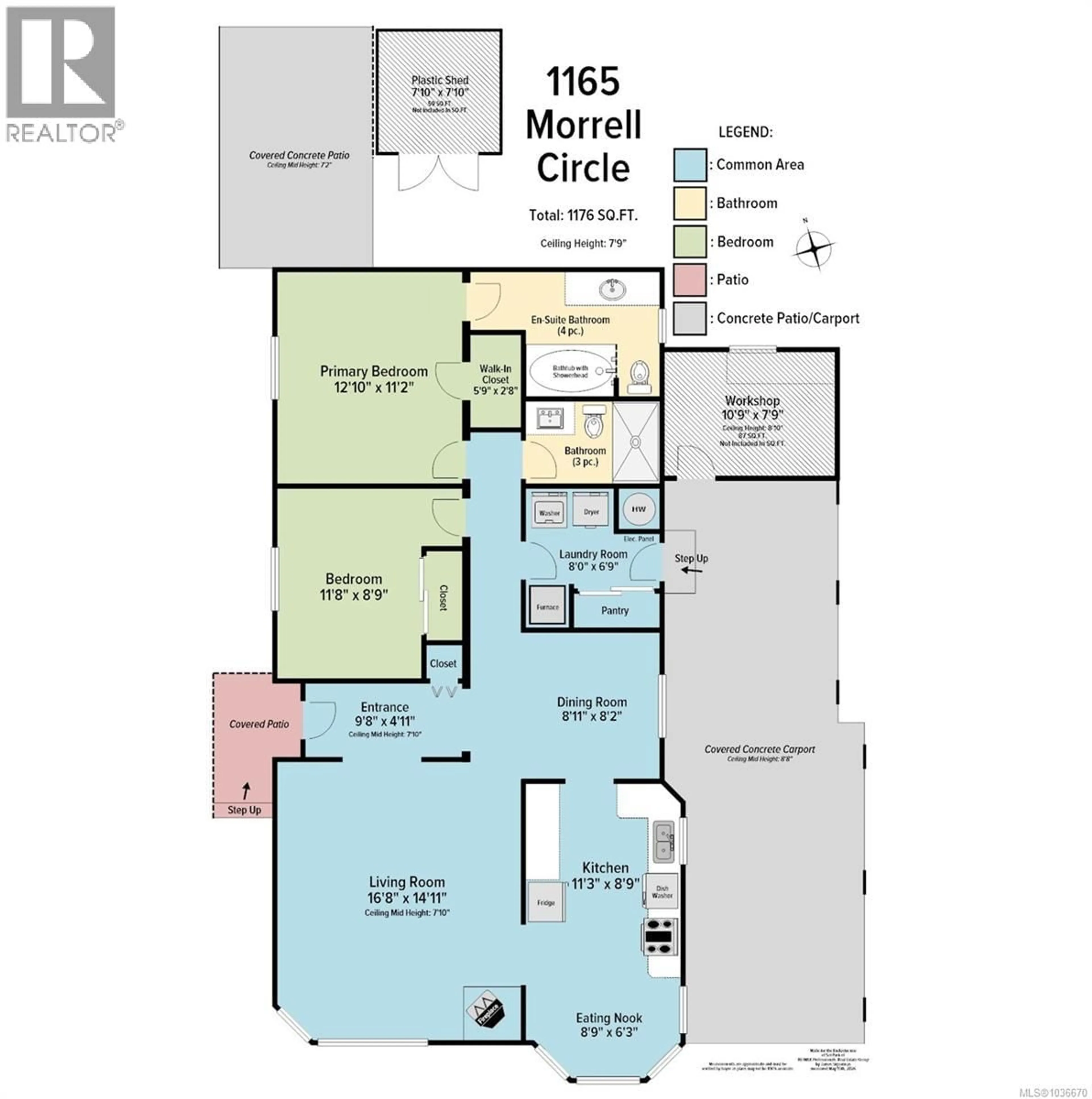 Floor plan for 1165 MORRELL CIRCLE, Nanaimo British Columbia V9R6K6