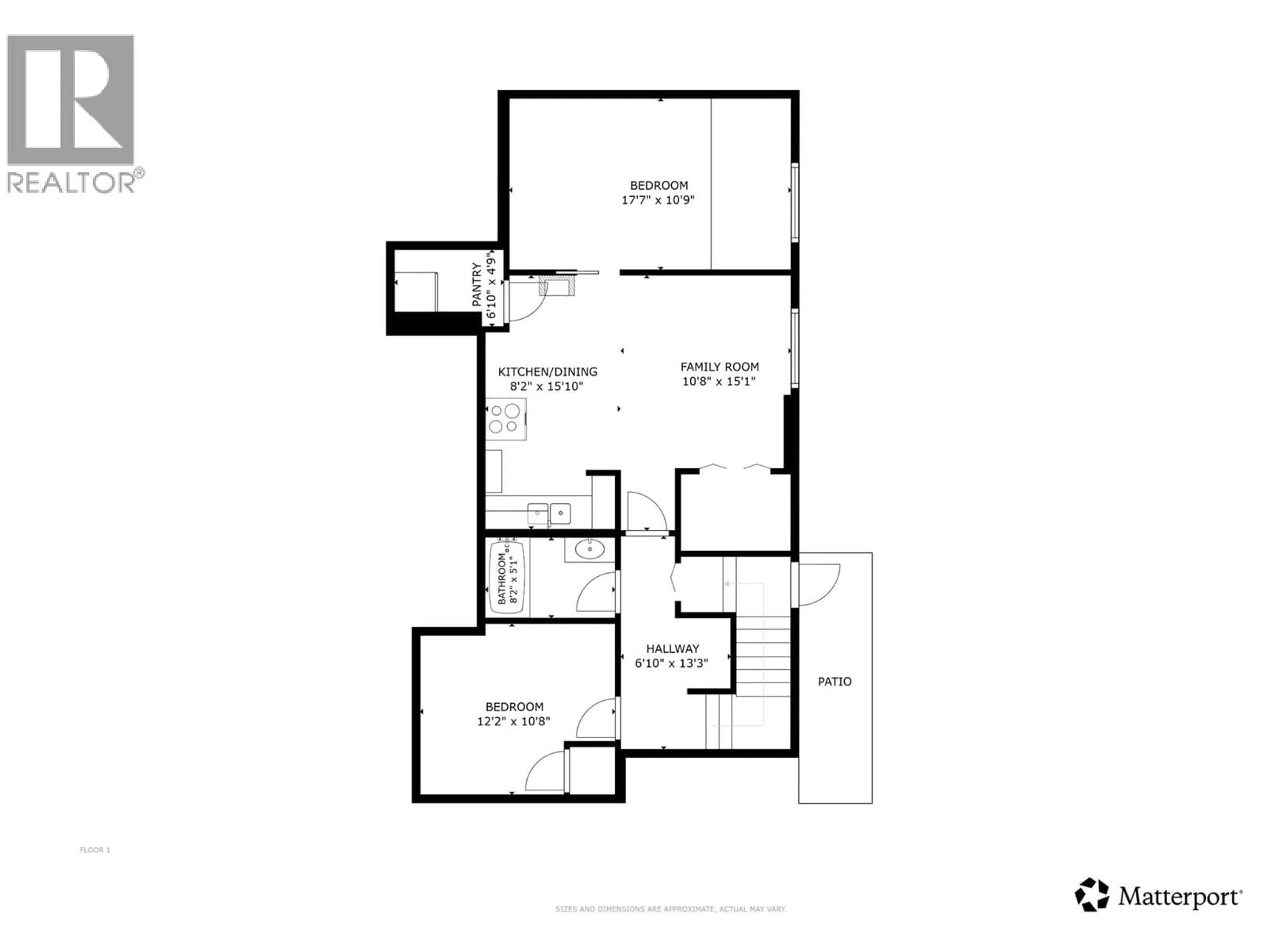 Floor plan for 393 MCCARREN AVENUE, Kelowna British Columbia V1W4W3
