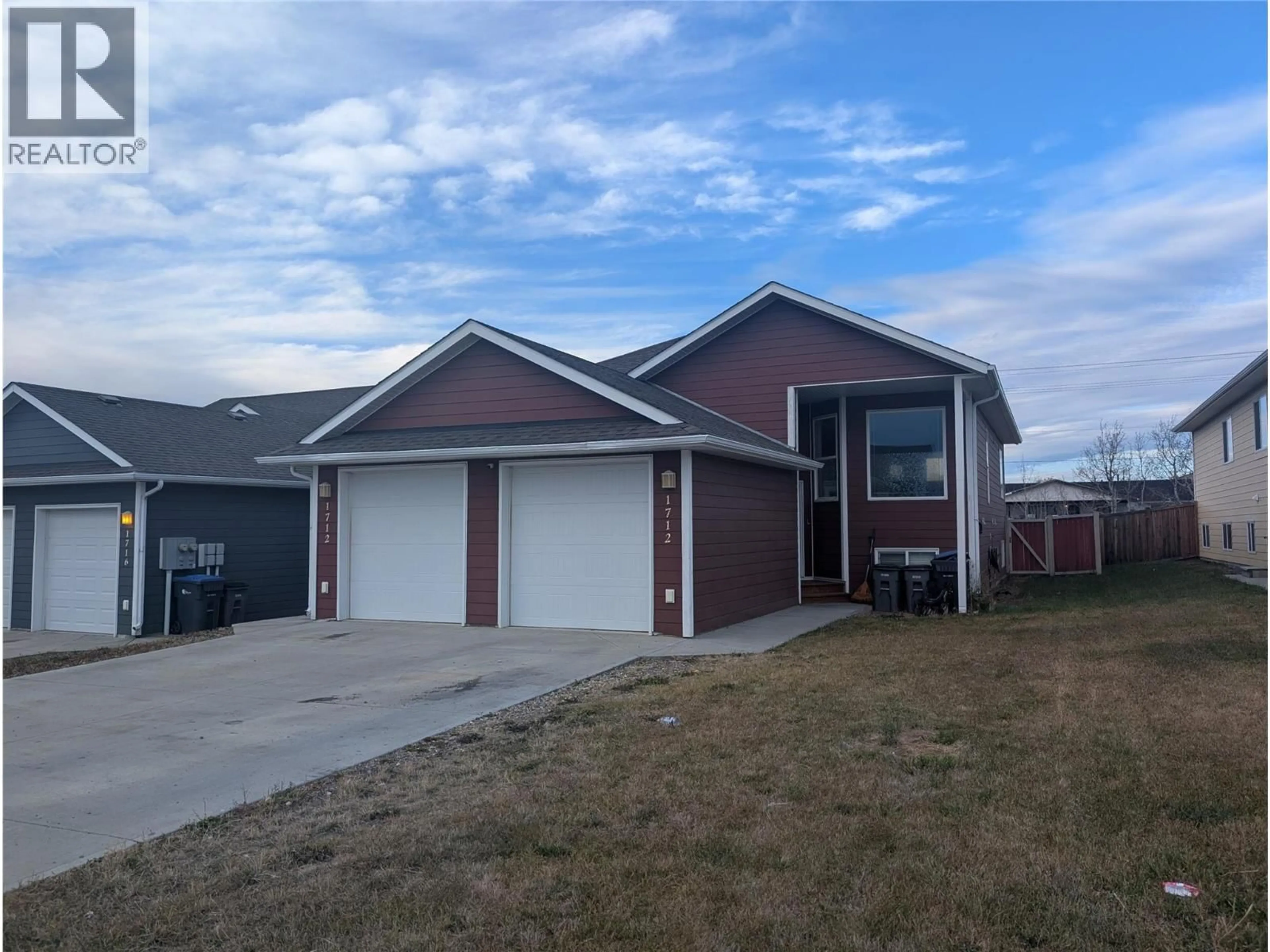 Home with brick exterior material, street for 1712 82 AVENUE, Dawson Creek British Columbia V1G0H9