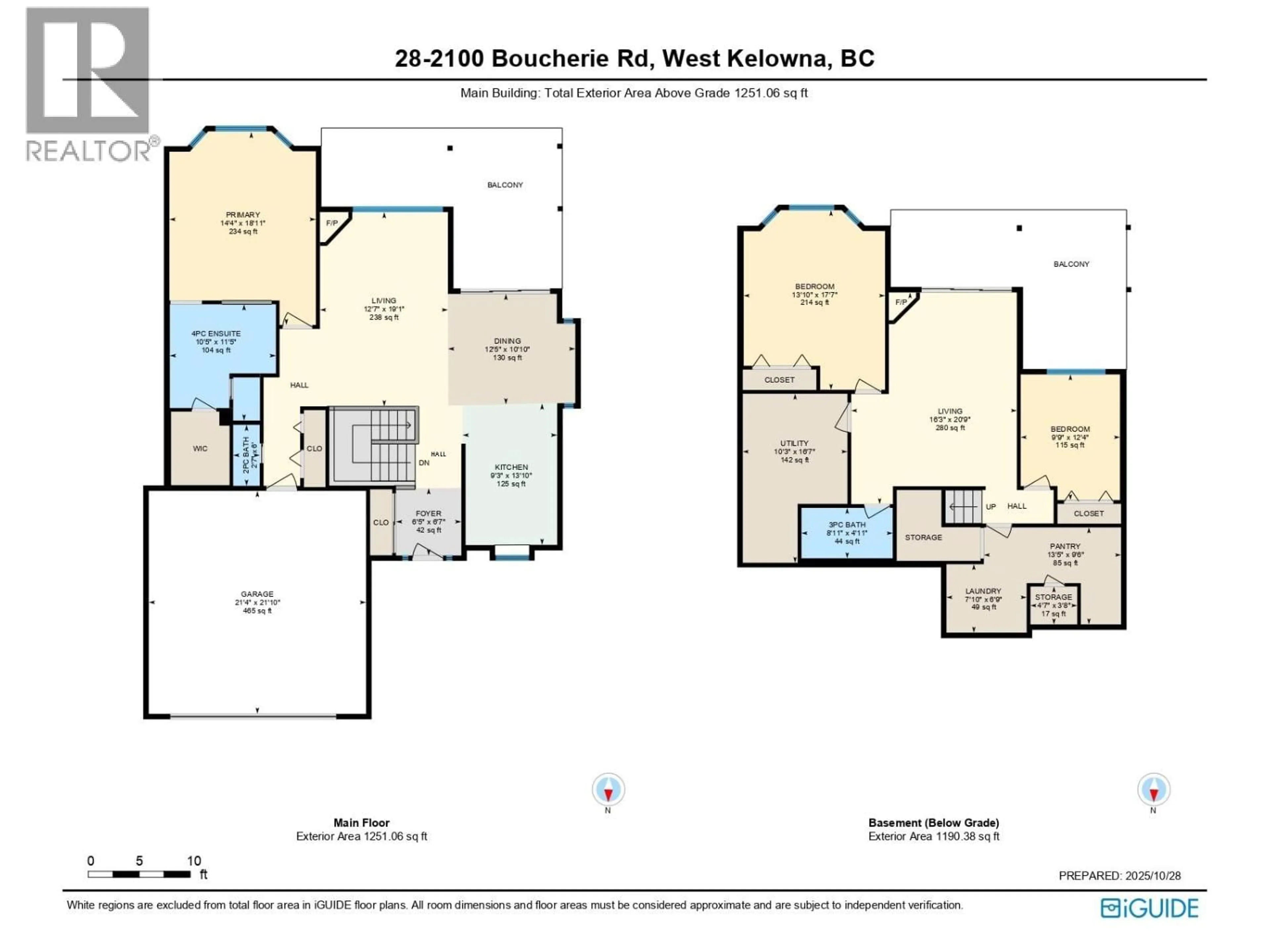 Floor plan for 28 - 2100 BOUCHERIE ROAD, West Kelowna British Columbia V4T2X1
