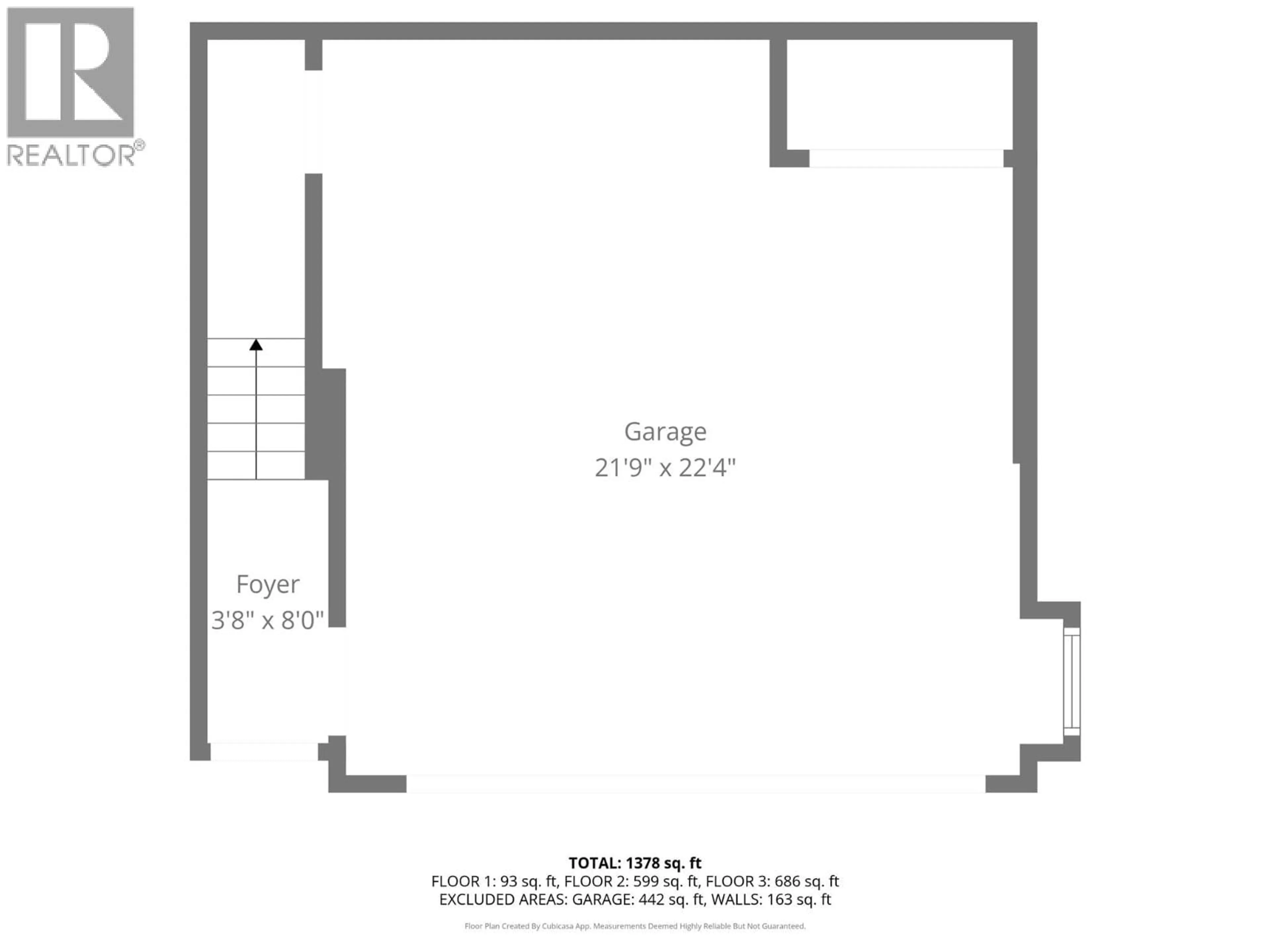 Floor plan for 86 - 600 BOYNTON PLACE, Kelowna British Columbia V1V3B8
