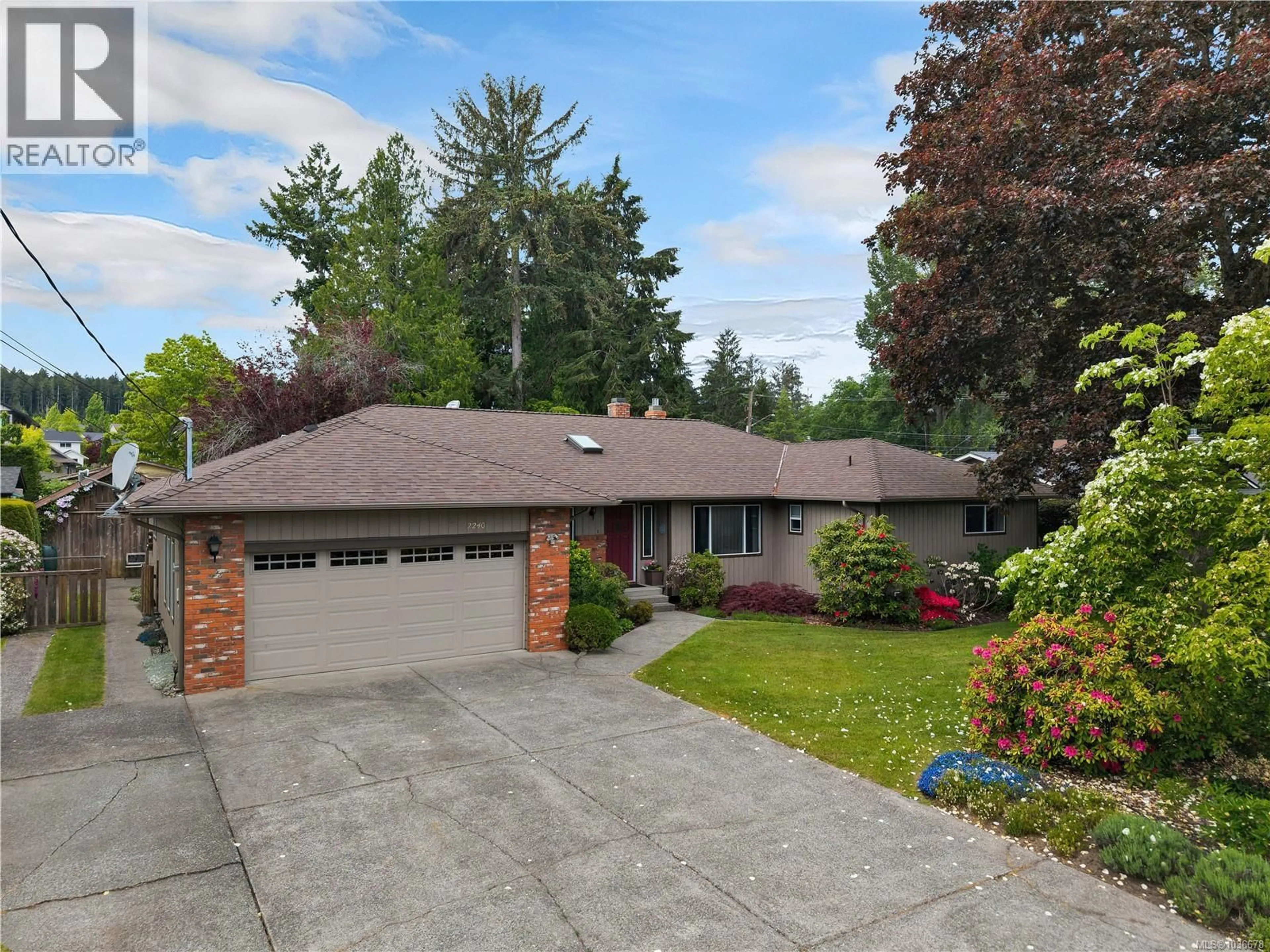 Home with brick exterior material, street for 2240 MILFORD ROAD, Campbell River British Columbia V9W5E7