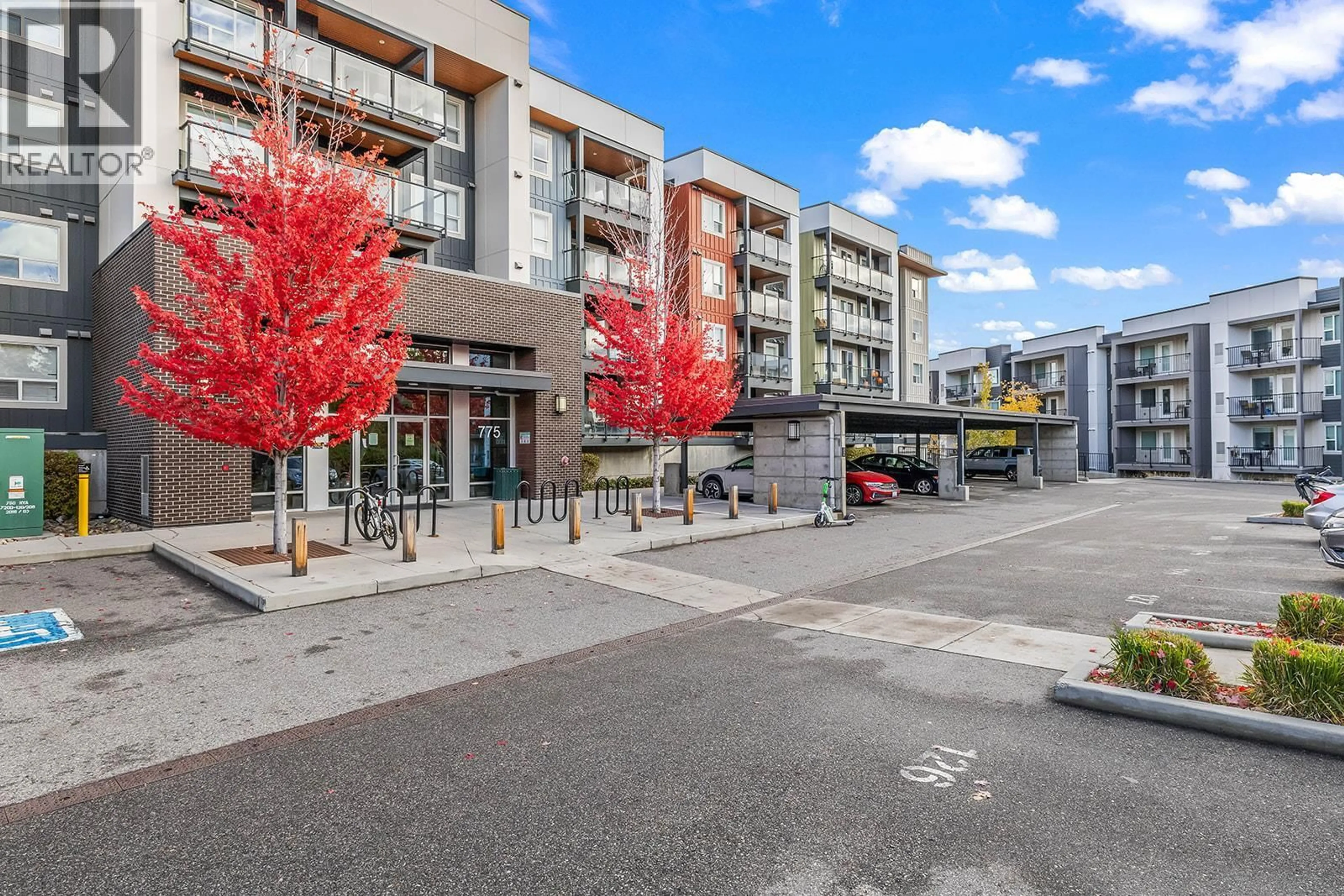 Patio, street for 205 - 775 ACADEMY WAY, Kelowna British Columbia V1V0A5