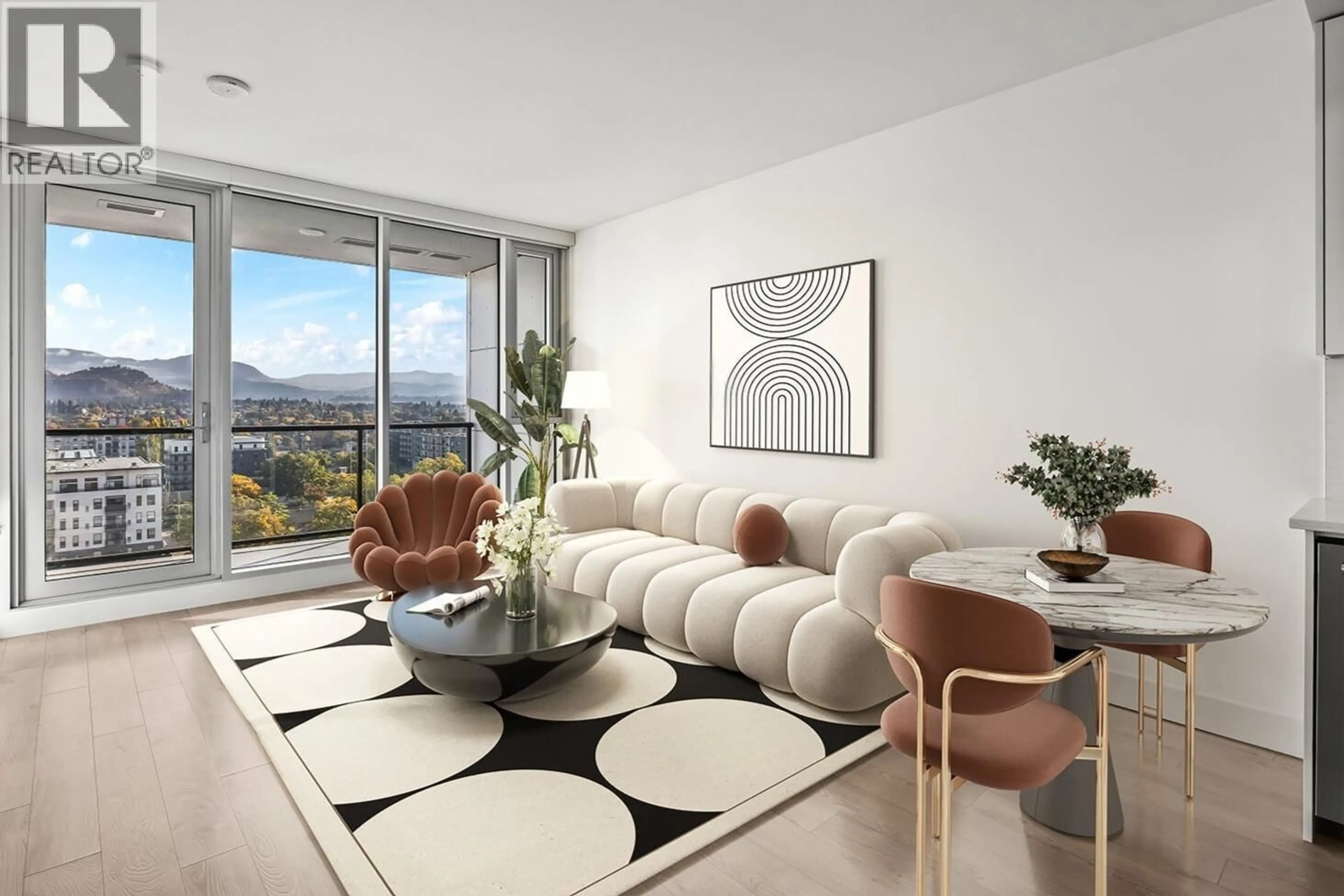 Living room with furniture, unknown for 1107 - 1232 ELLIS STREET, Kelowna British Columbia V1Y1Z4