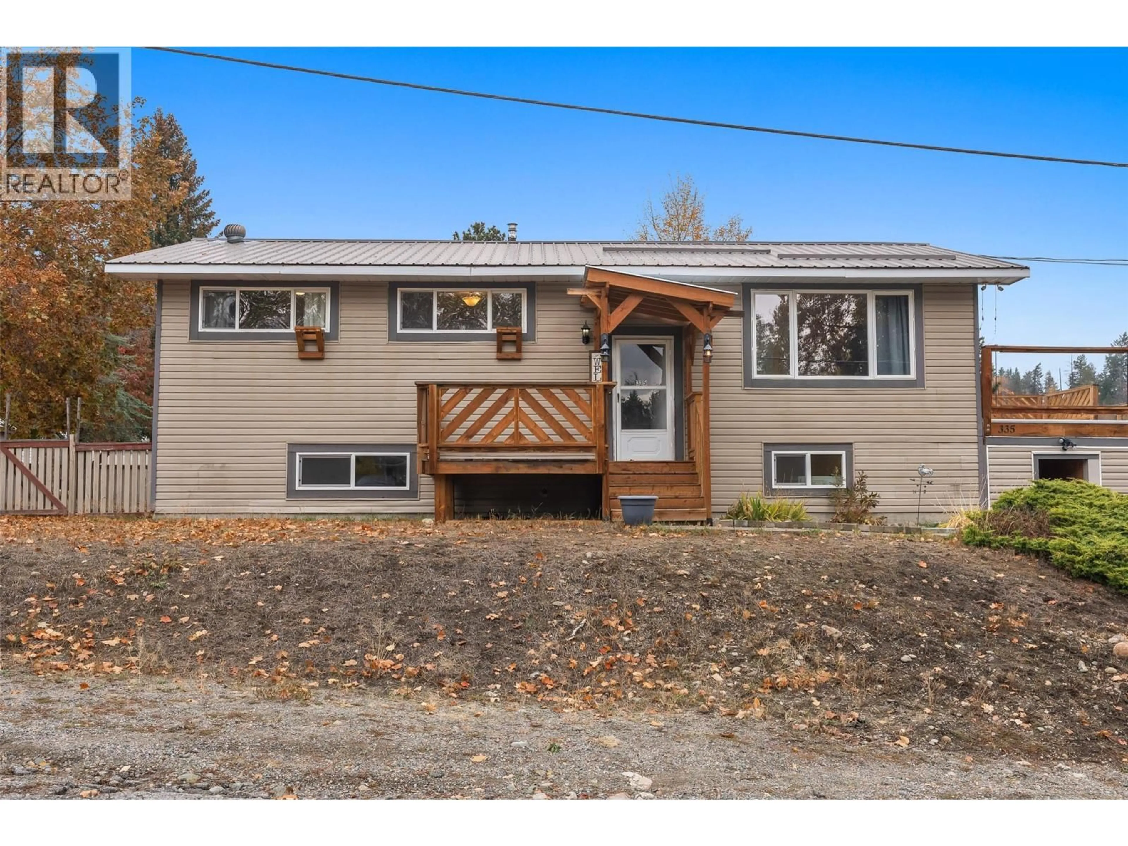 Home with vinyl exterior material, street for 335 NECHIEFMAN STREET, Princeton British Columbia V0X1W0