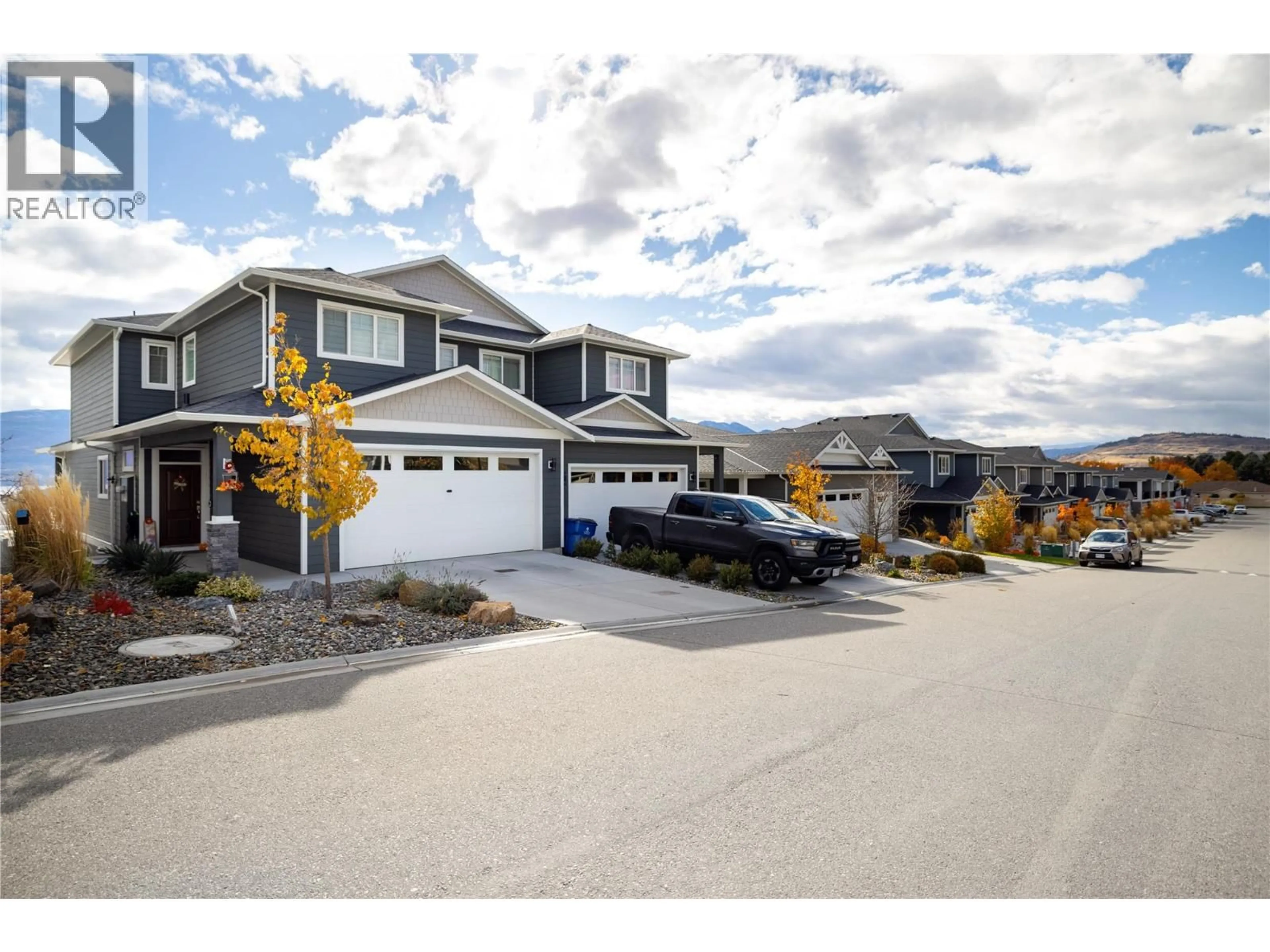 A pic from outside/outdoor area/front of a property/back of a property/a pic from drone, street for 2363 HAWKS BOULEVARD, West Kelowna British Columbia V4T0A7