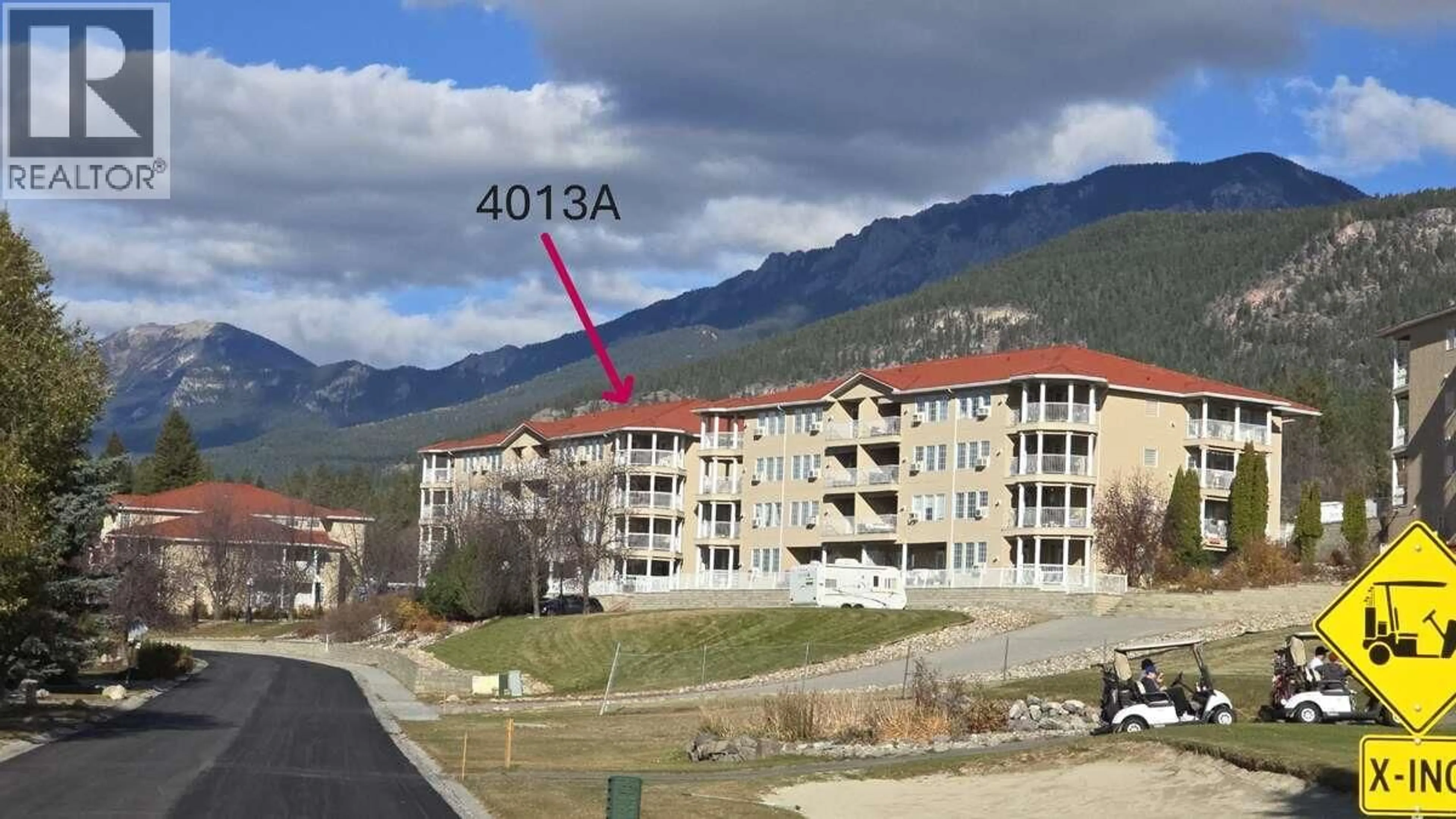 A pic from outside/outdoor area/front of a property/back of a property/a pic from drone, mountain view for 4013A - 5052 RIVERVIEW ROAD, Fairmont Hot Springs British Columbia V0B1L1
