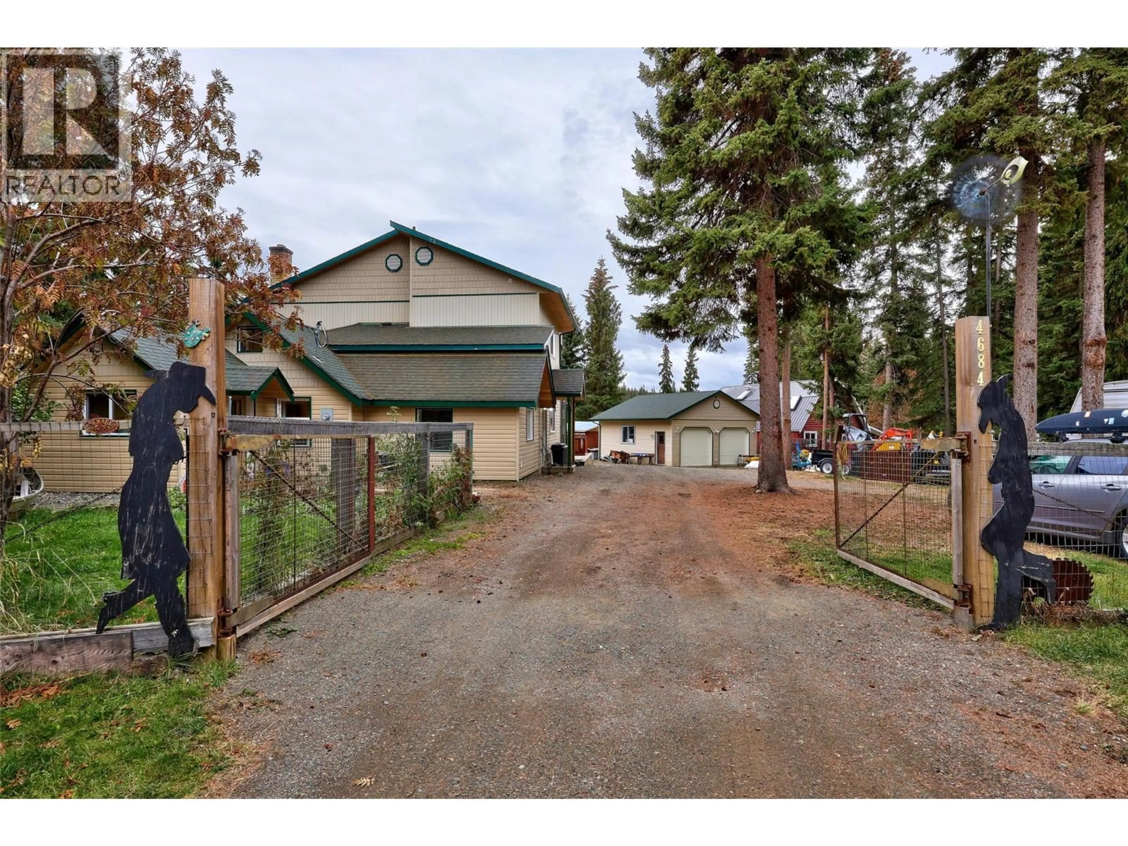 A pic from outside/outdoor area/front of a property/back of a property/a pic from drone, street for 4684 WALLOPER LAKE ROAD, Kamloops British Columbia V1S1Y8
