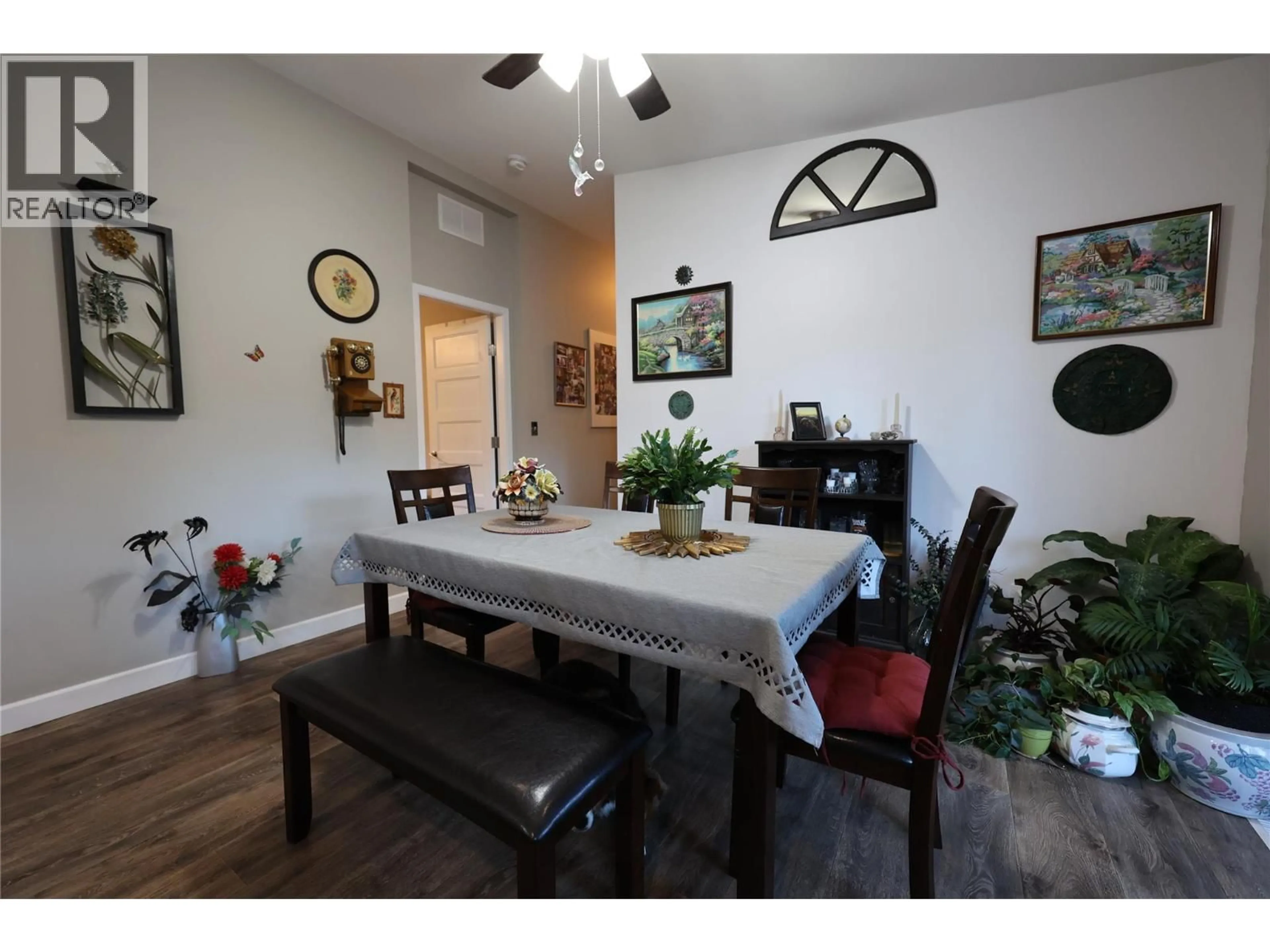 Dining room, wood/laminate floor for 3020 PROSPECT CREEK FSR ROAD, Merritt British Columbia V1K1N8
