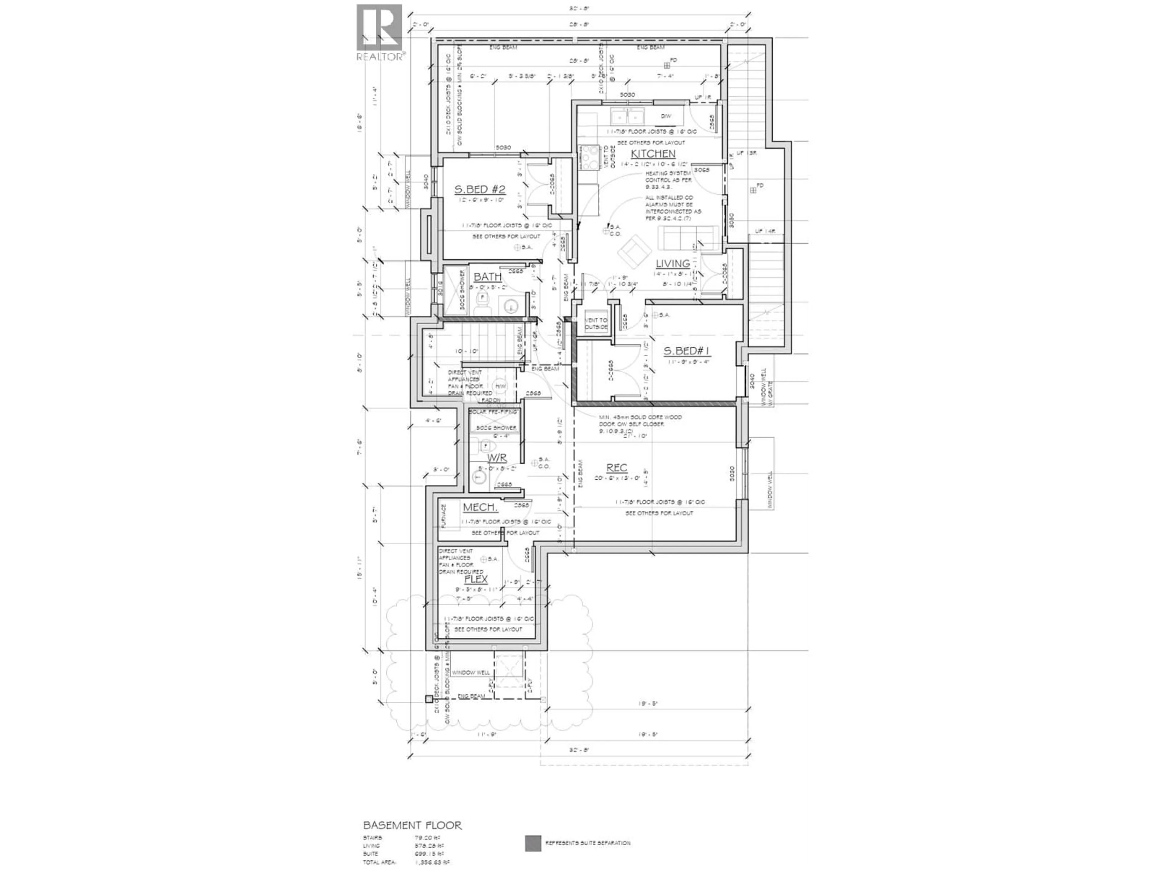Floor plan for 996 BULL CRESCENT, Kelowna British Columbia V1W0B6