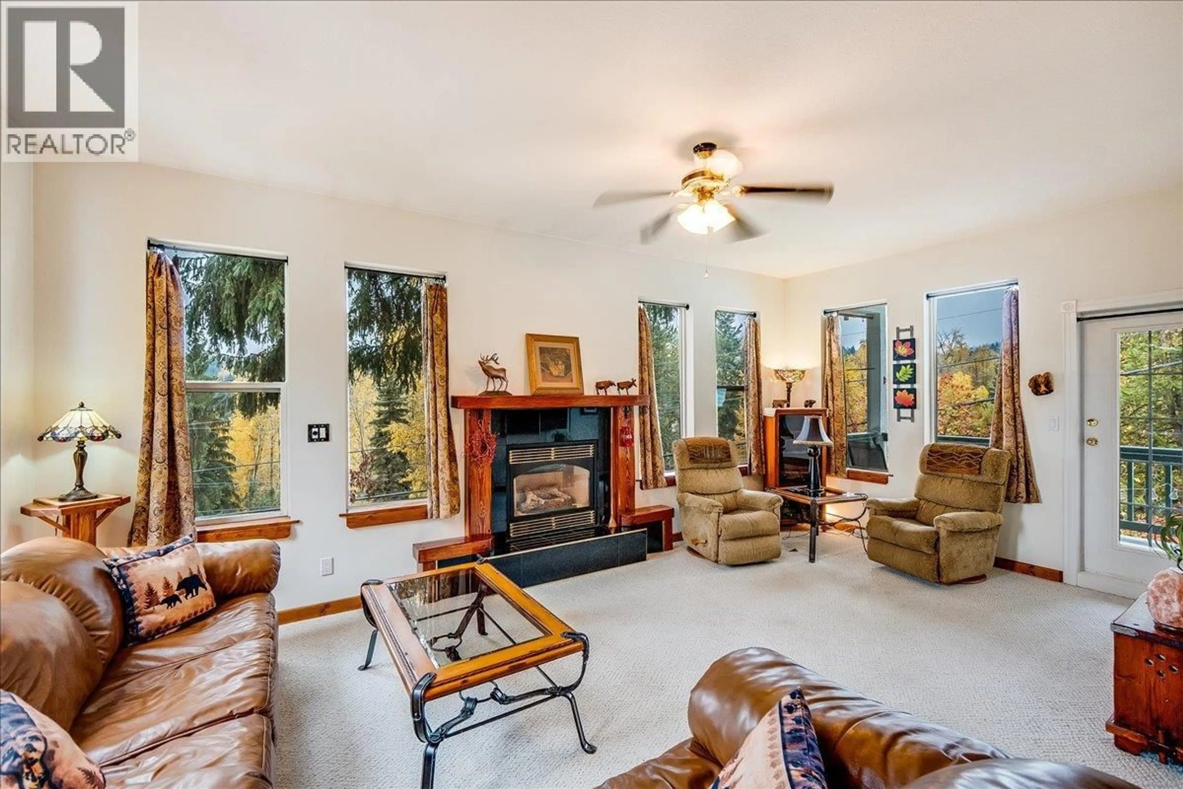Living room with furniture, ceramic/tile floor for 1486 ESLING DRIVE, Rossland British Columbia V0G1Y0
