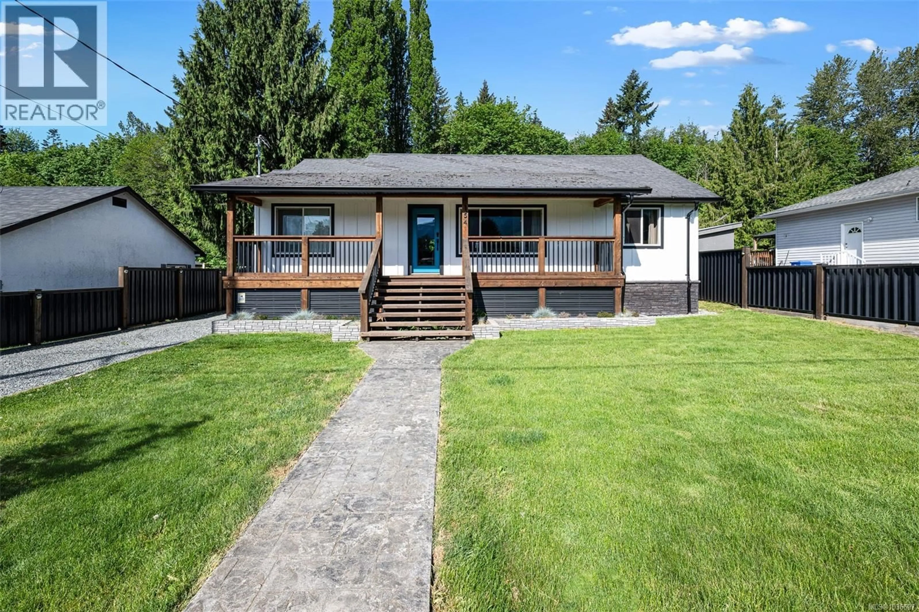 Home with vinyl exterior material, street for 154 MACDONALD ROAD, Lake Cowichan British Columbia V0R2G0