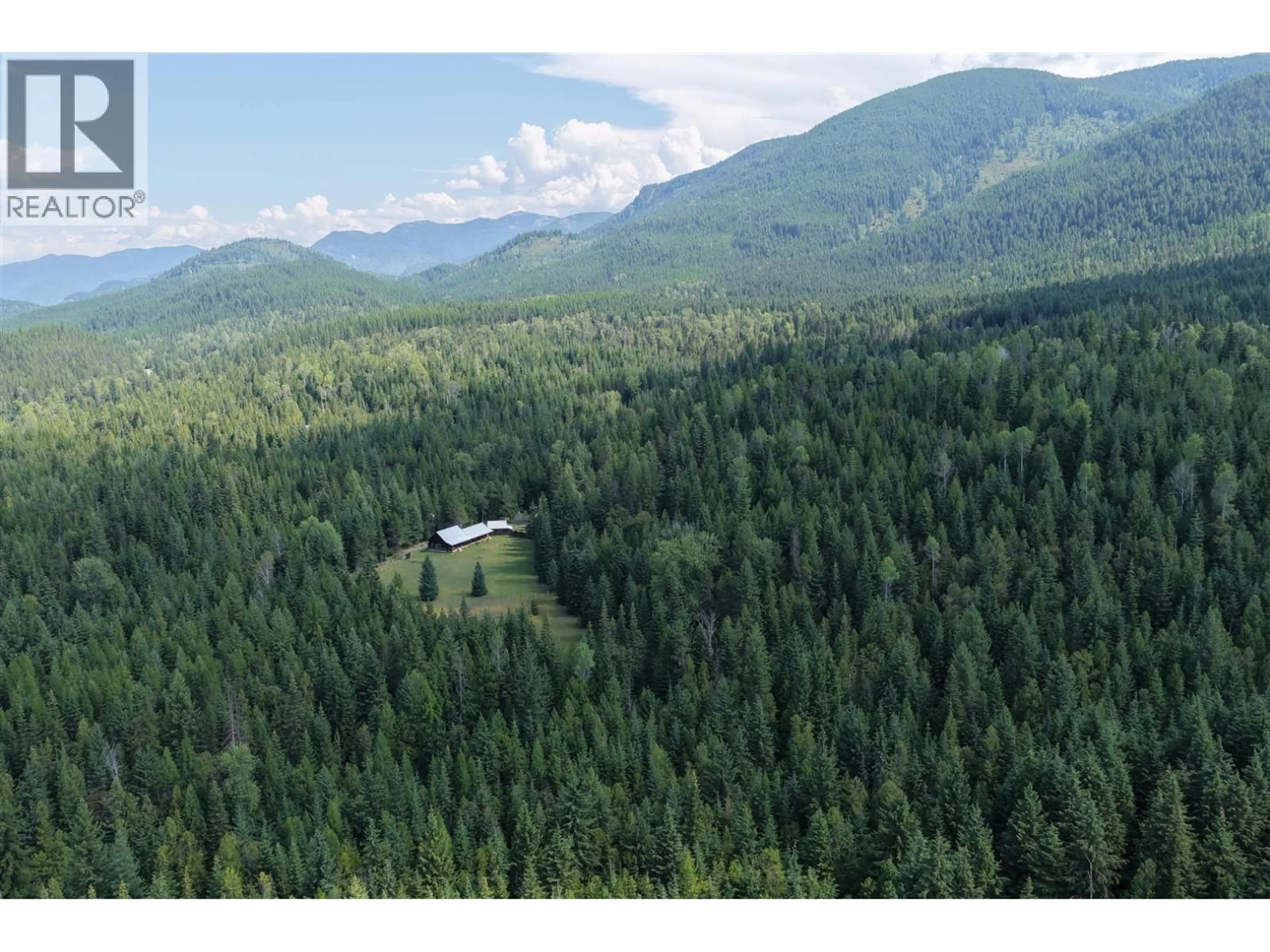 A pic from outside/outdoor area/front of a property/back of a property/a pic from drone, forest/trees view for 152 TALBOT ROAD, Nelway British Columbia V0G1Z0