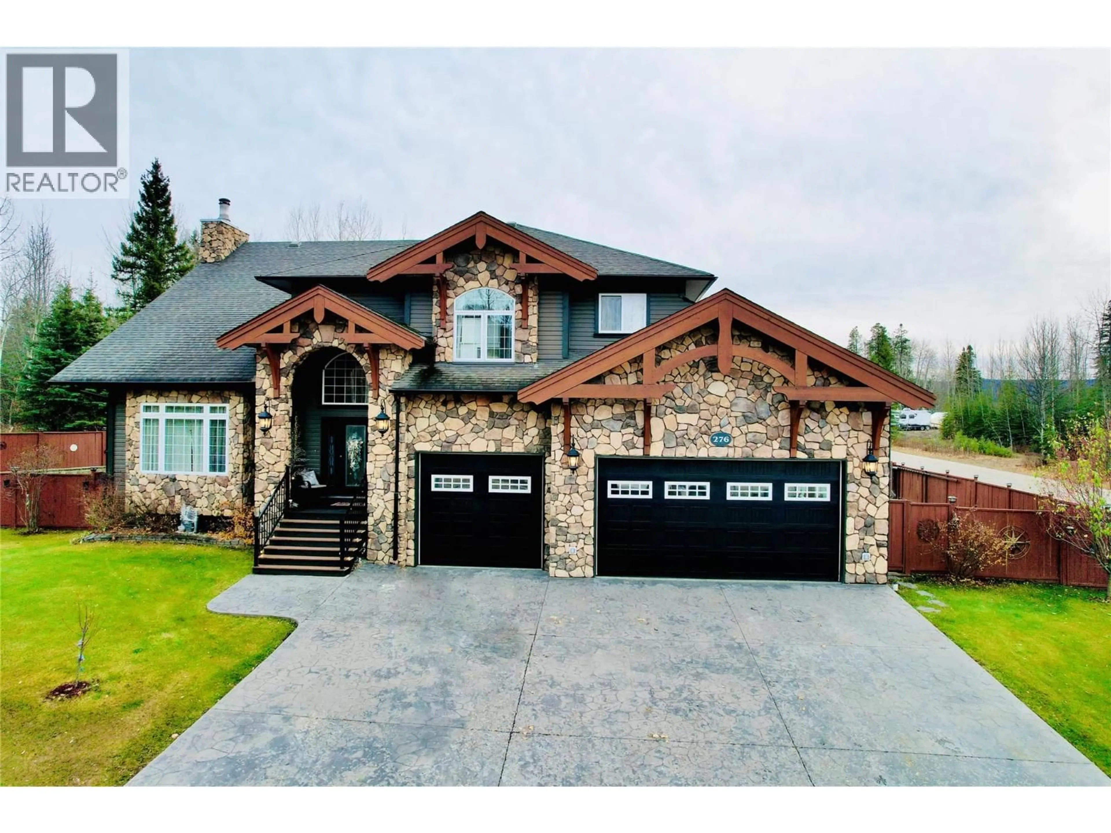 Home with brick exterior material, street for 276 WAPITI CRESCENT, Tumbler Ridge British Columbia V0C2W0