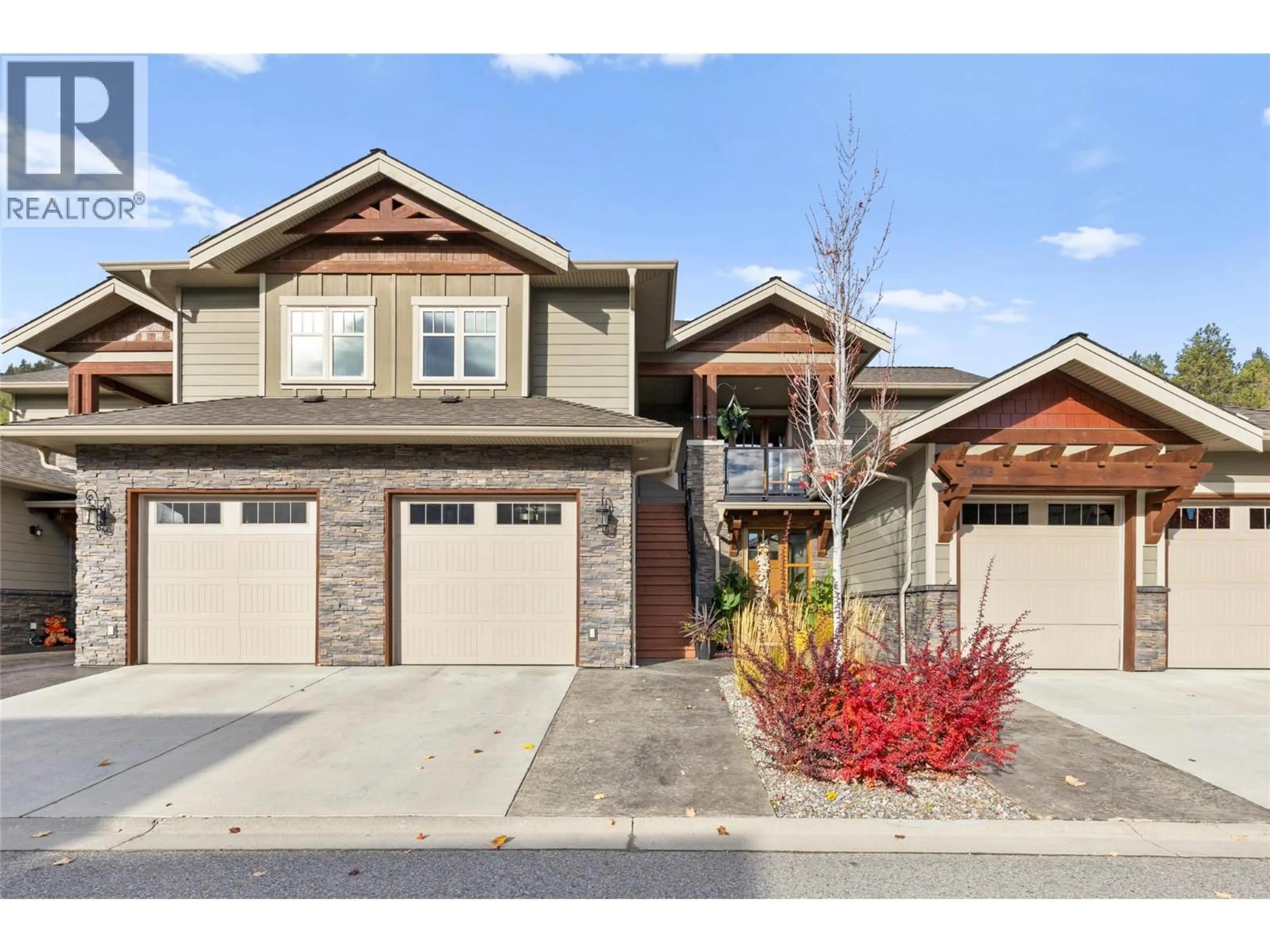 Home with brick exterior material, street for 221 - 4000 REDSTONE CRESCENT, Peachland British Columbia V0H1X5
