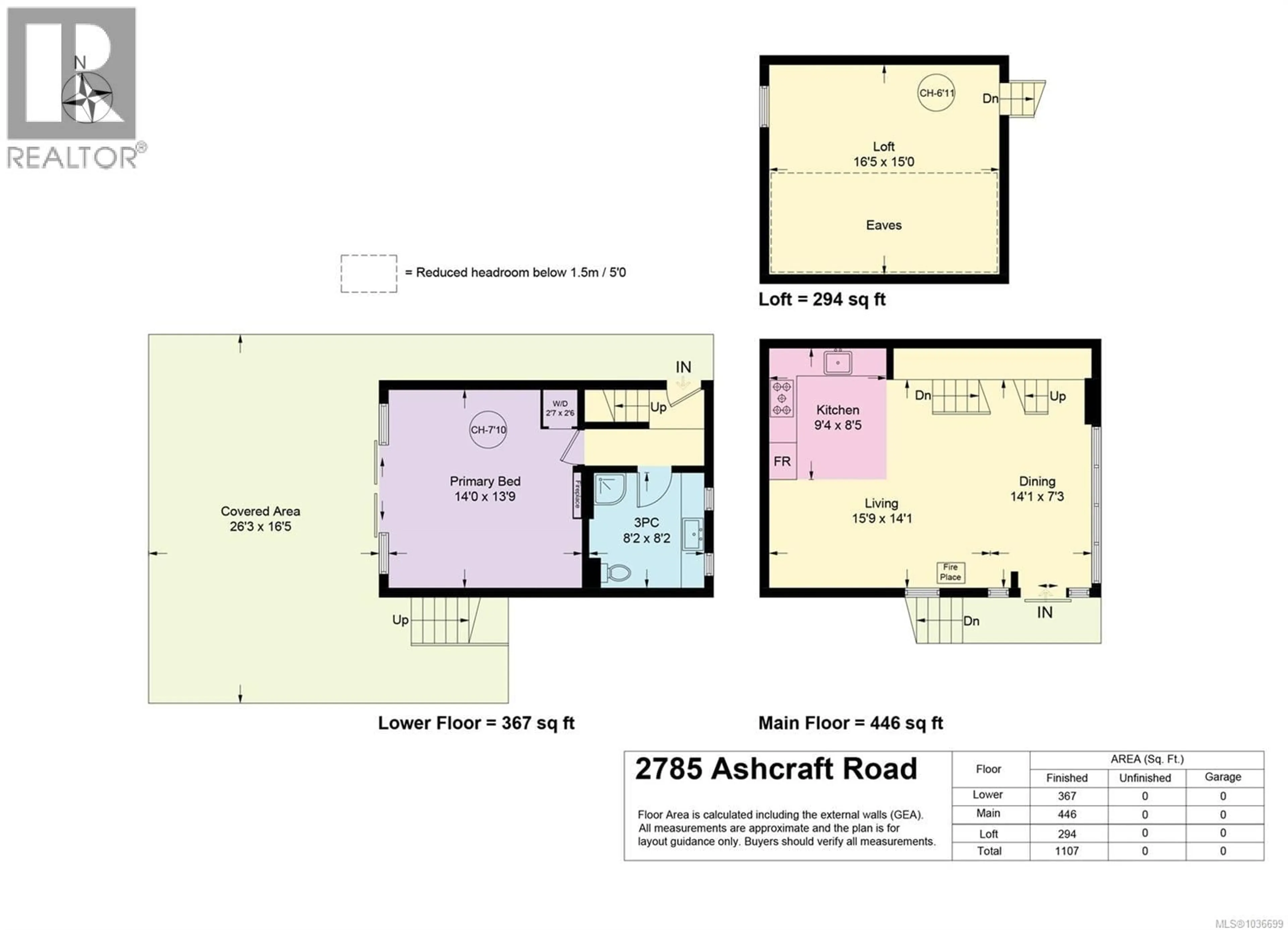 Floor plan for 2785 ASHCRAFT ROAD, Nanoose Bay British Columbia V9P9J9
