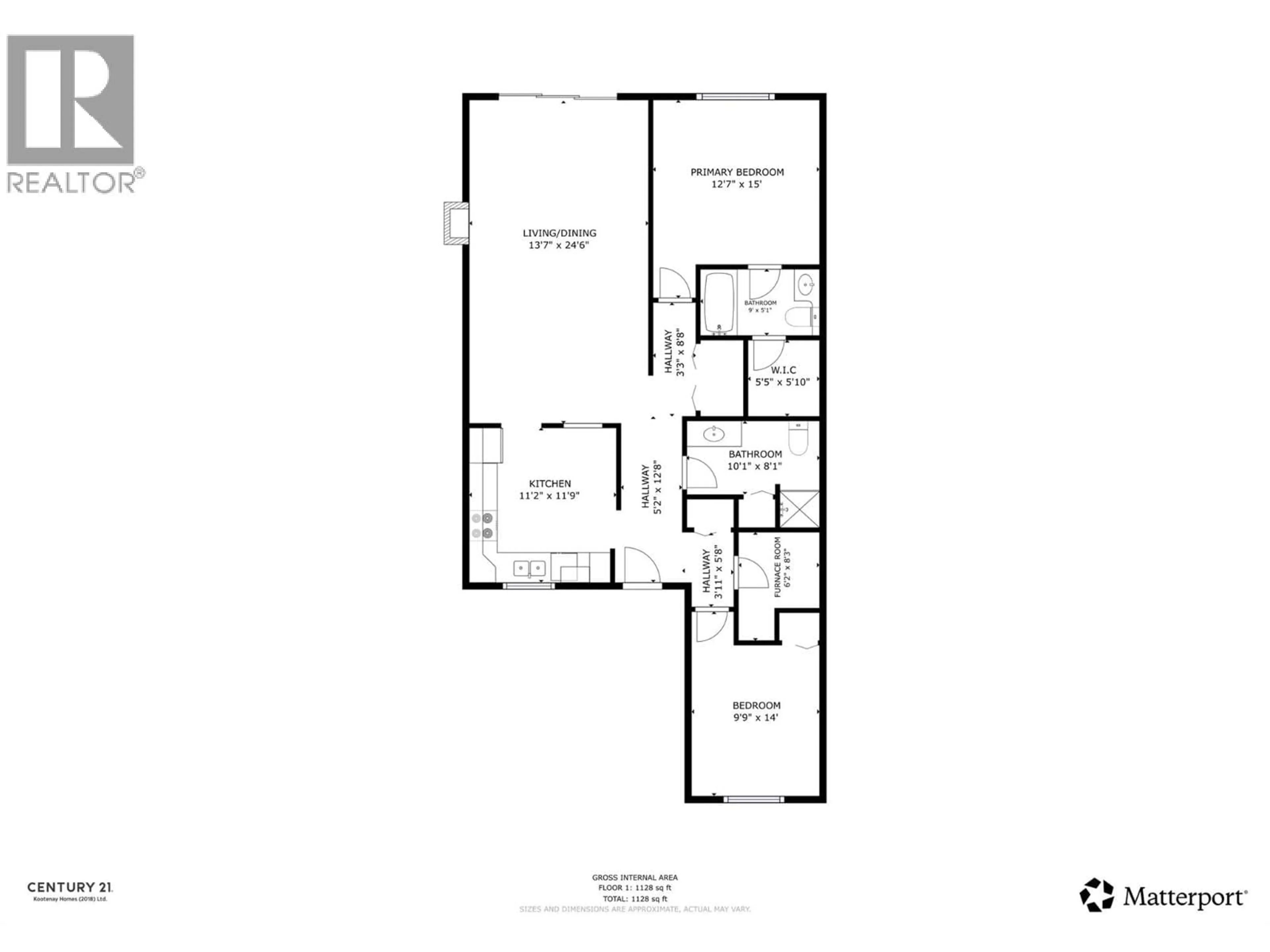 Floor plan for 59 - 2210 COLUMBIA AVENUE, Castlegar British Columbia V1N2X1