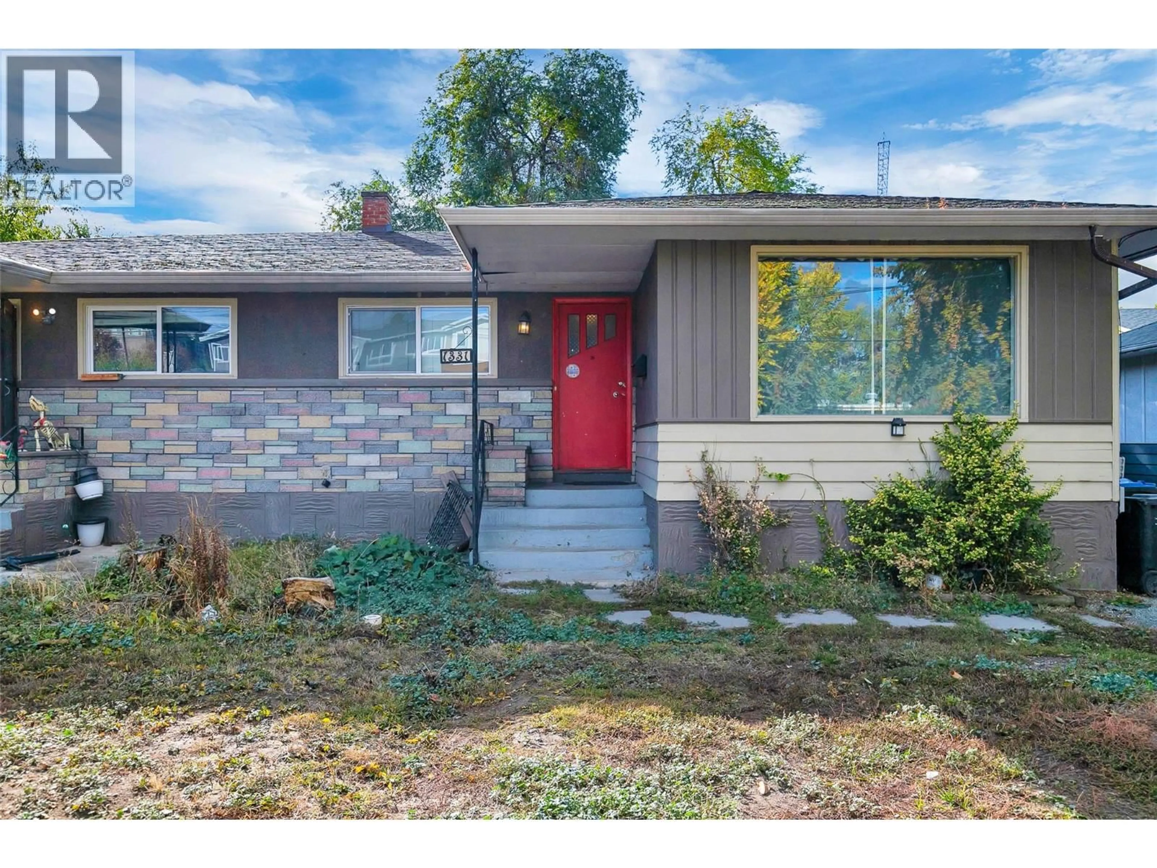 Home with brick exterior material, street for 1331 BELAIRE AVENUE, Kelowna British Columbia V1Y6B8