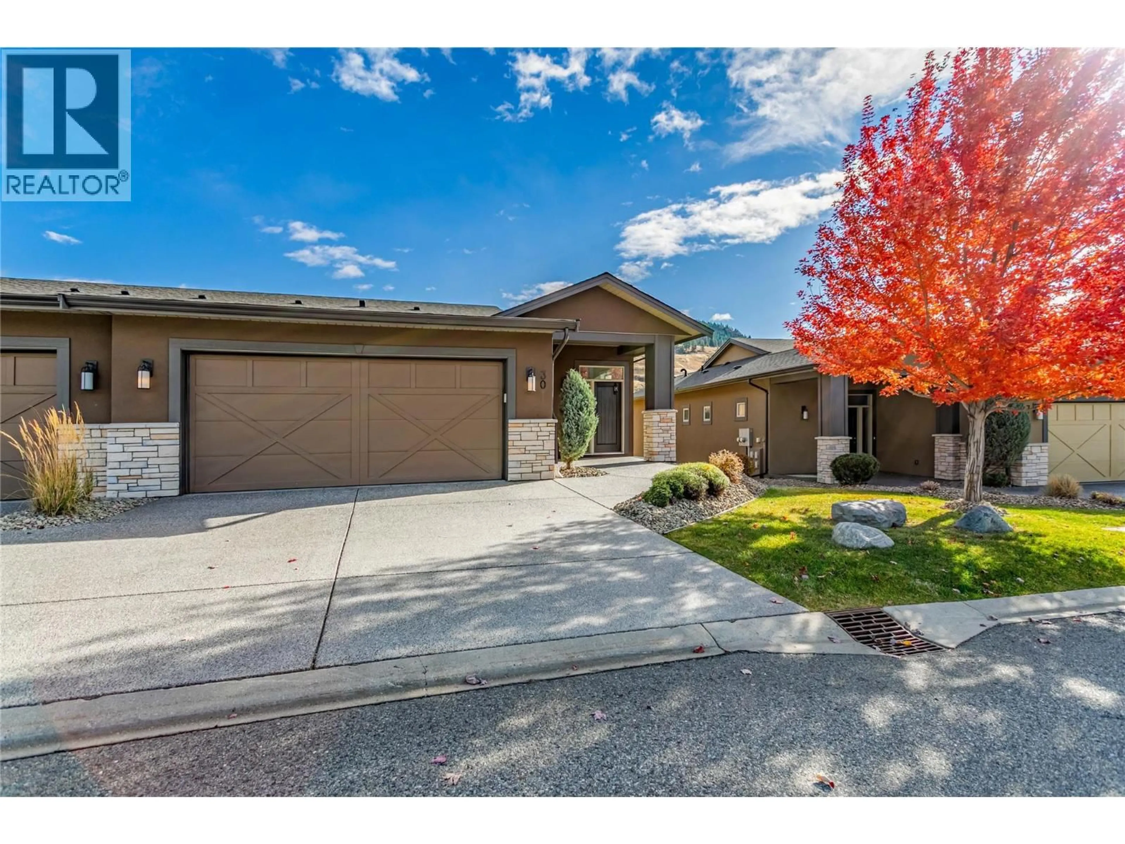 Home with brick exterior material, street for 30 - 1836 TOWER RANCH BOULEVARD, Kelowna British Columbia V1P1S8