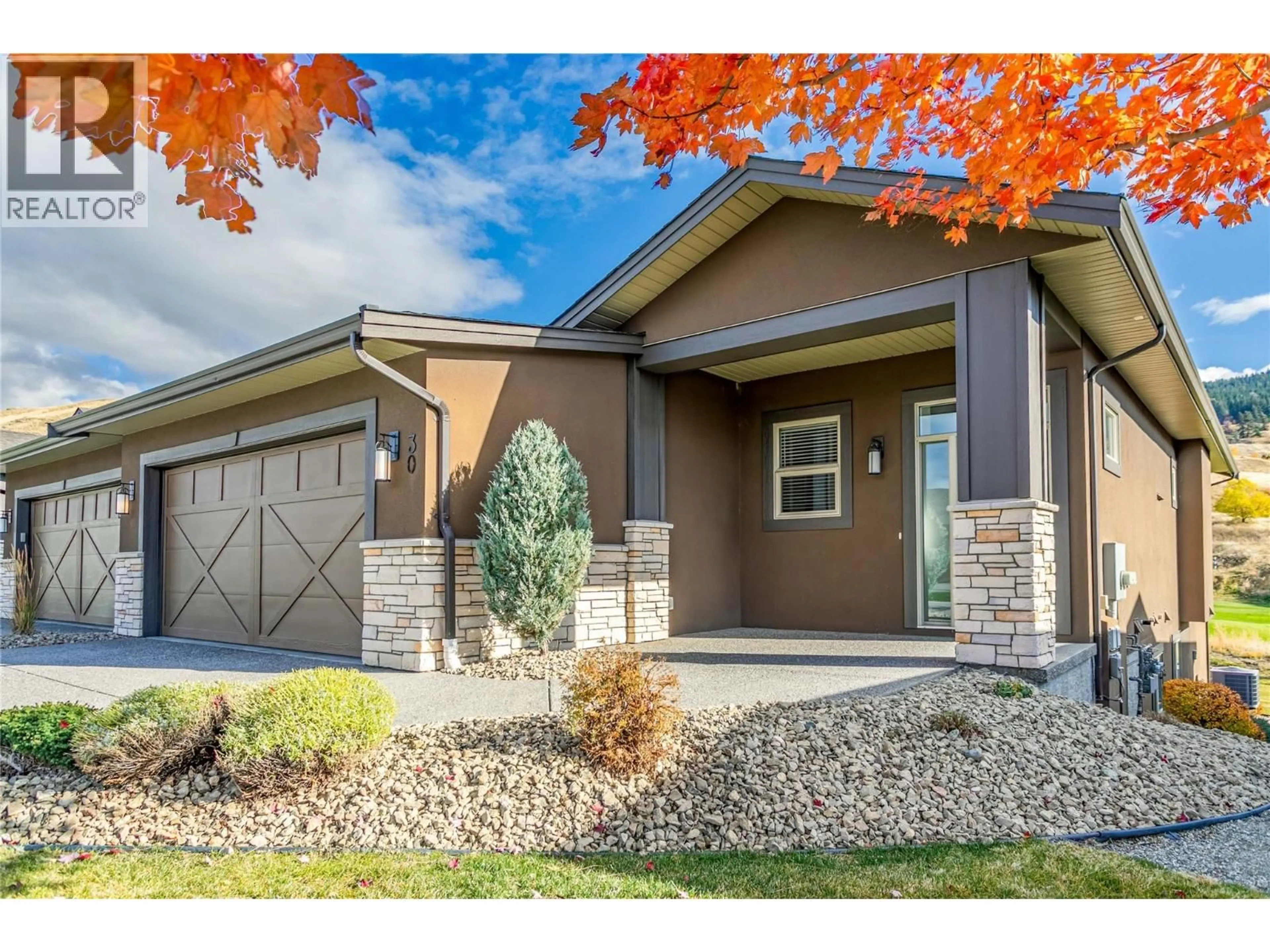 Home with brick exterior material, street for 30 - 1836 TOWER RANCH BOULEVARD, Kelowna British Columbia V1P1S8