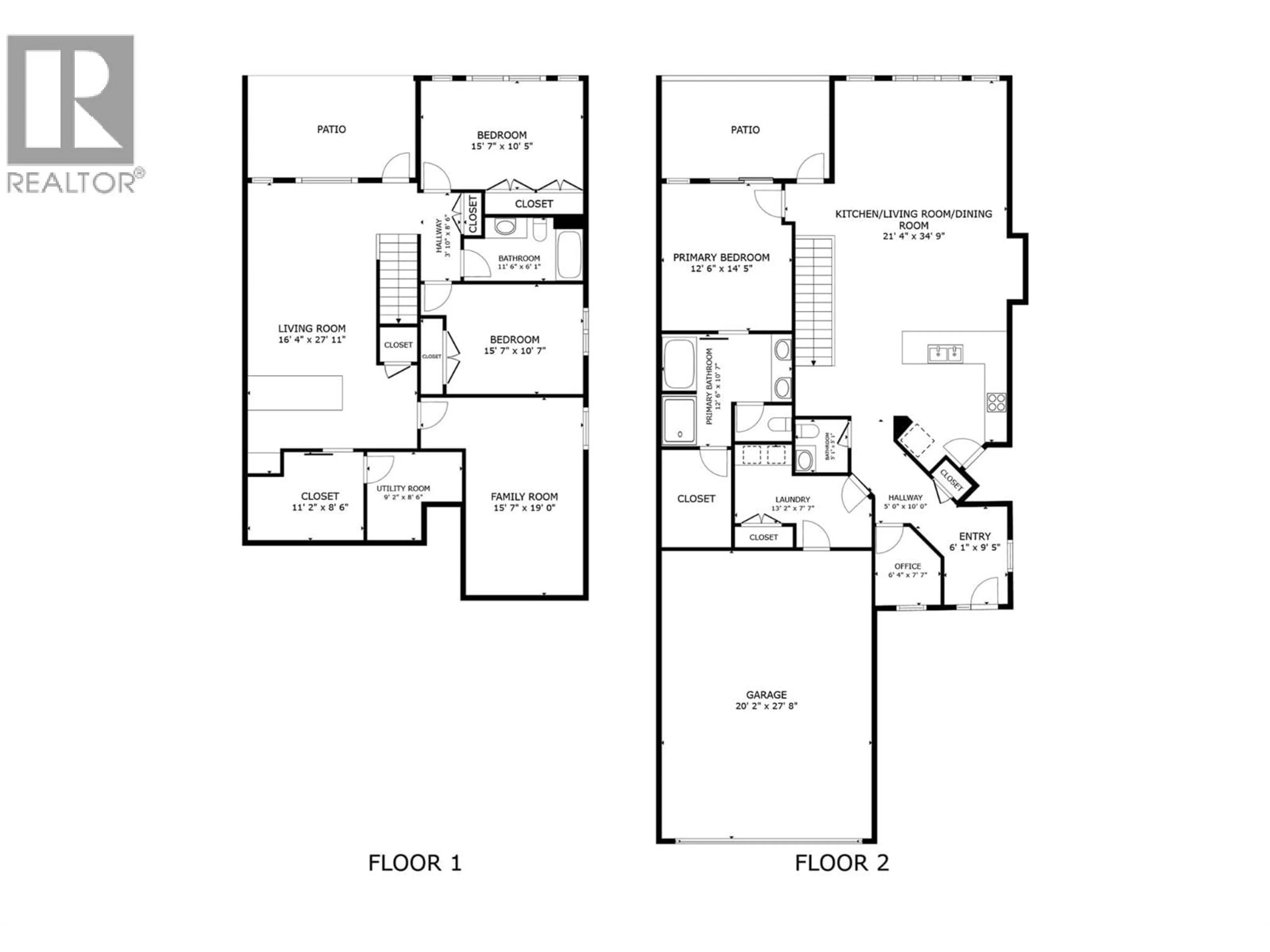 Floor plan for 30 - 1836 TOWER RANCH BOULEVARD, Kelowna British Columbia V1P1S8