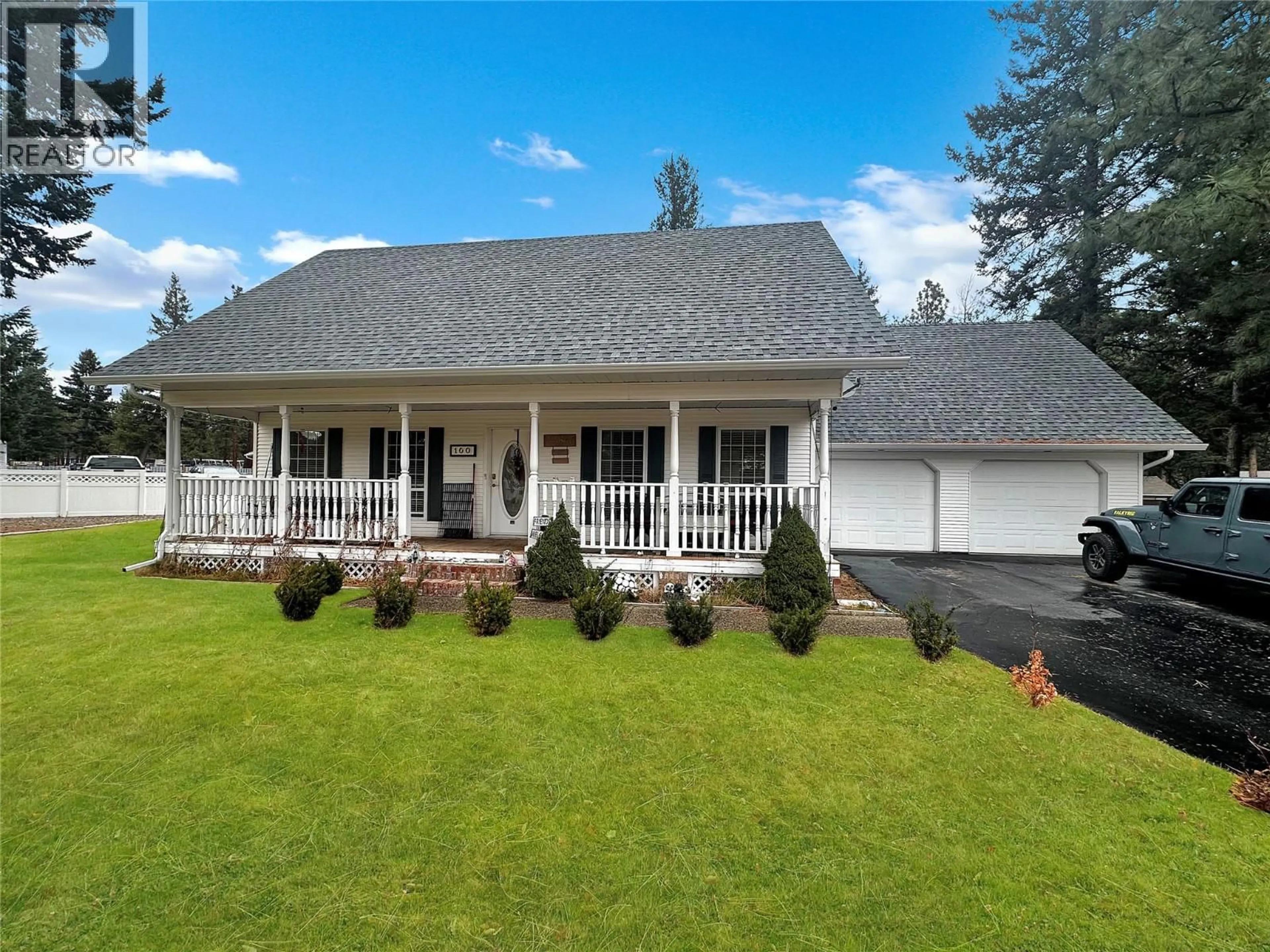 Home with vinyl exterior material, street for 100 DEERVIEW CRESCENT, Princeton British Columbia V0X1W0