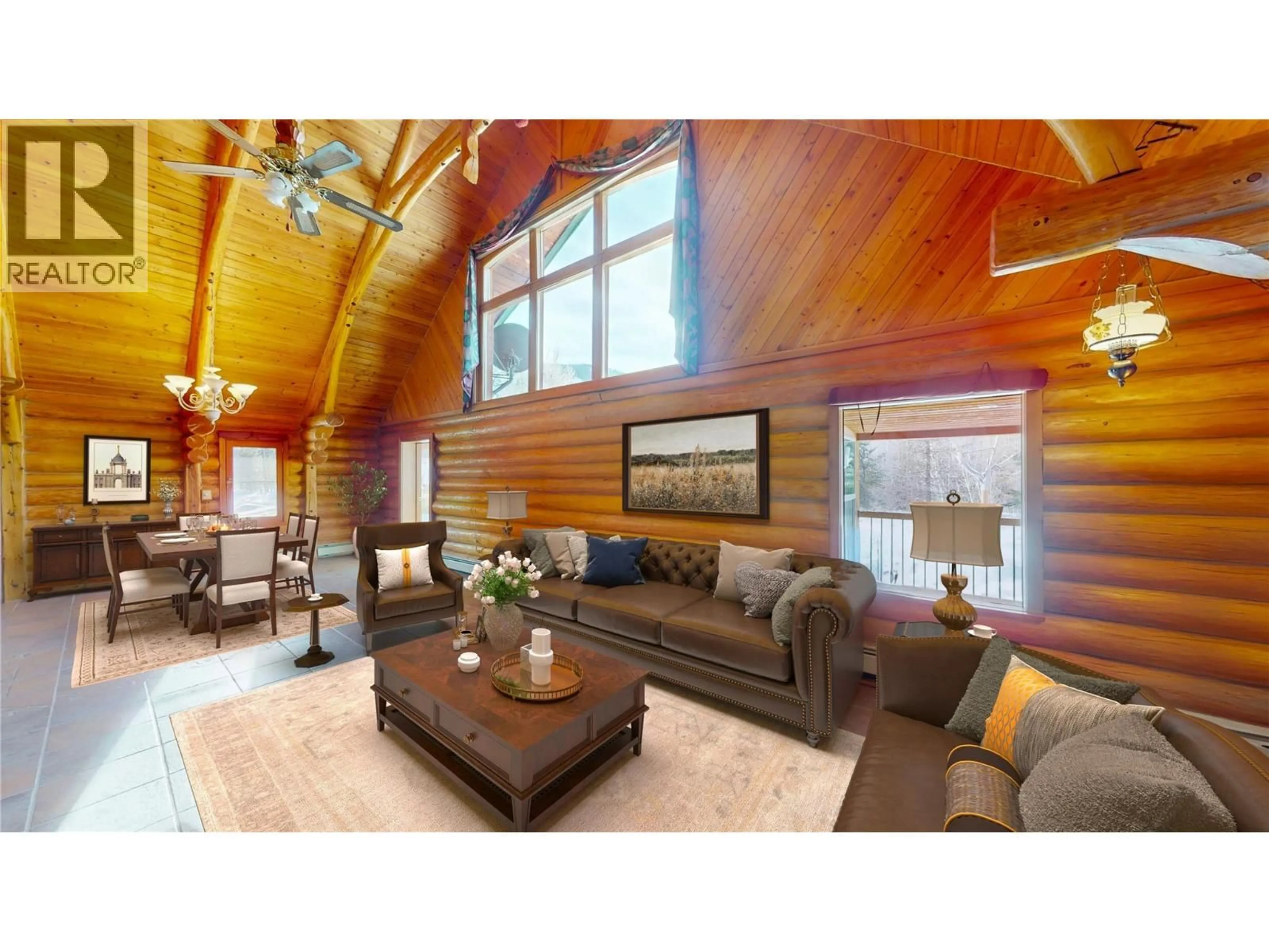 Living room with furniture, wood/laminate floor for 1896 ST. MARY LAKE ROAD, Kimberley British Columbia V1A3K4