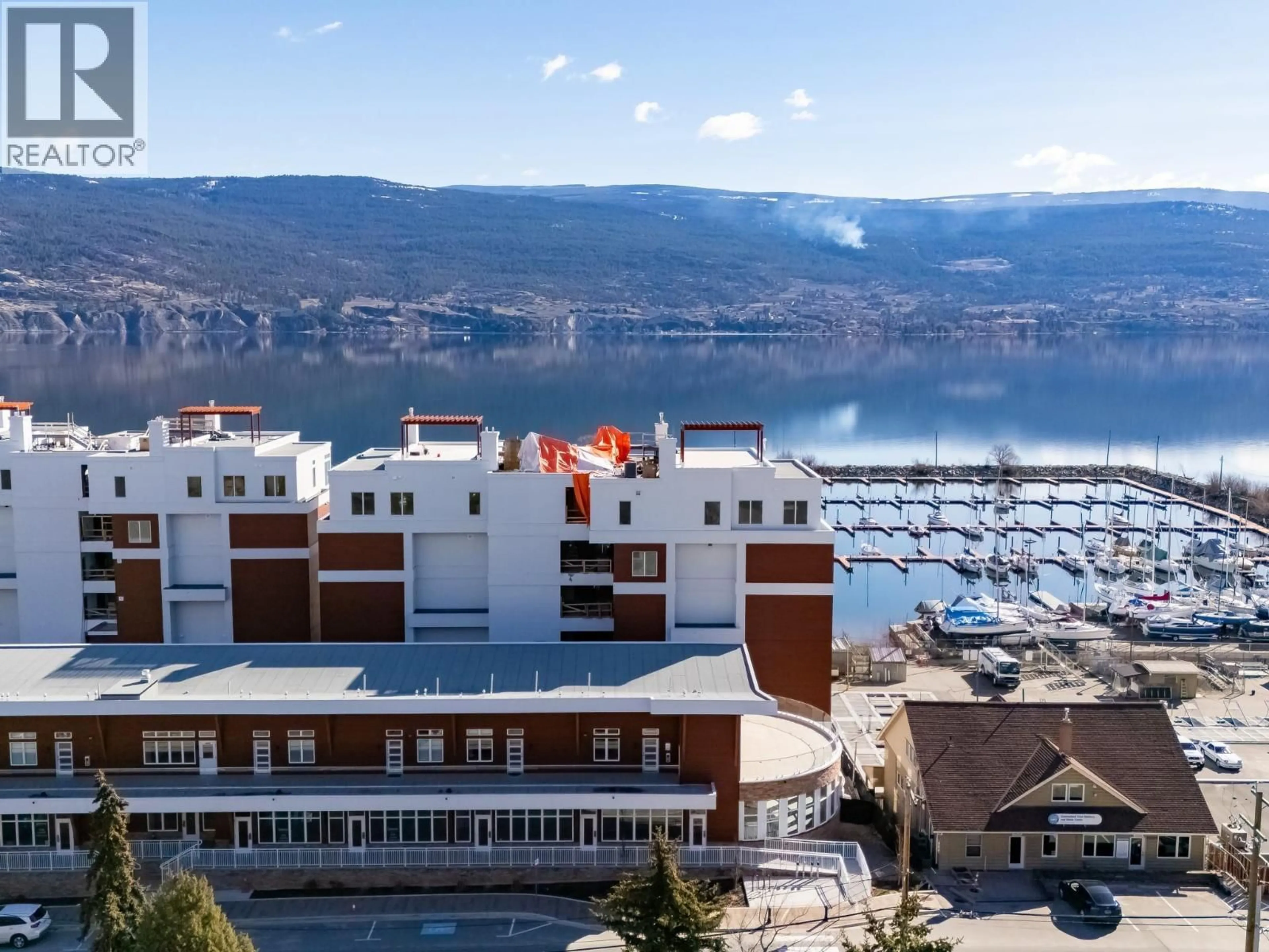 A pic from outside/outdoor area/front of a property/back of a property/a pic from drone, unknown for 201 - 13417 LAKESHORE DRIVE SOUTH, Summerland British Columbia V0H1Z1