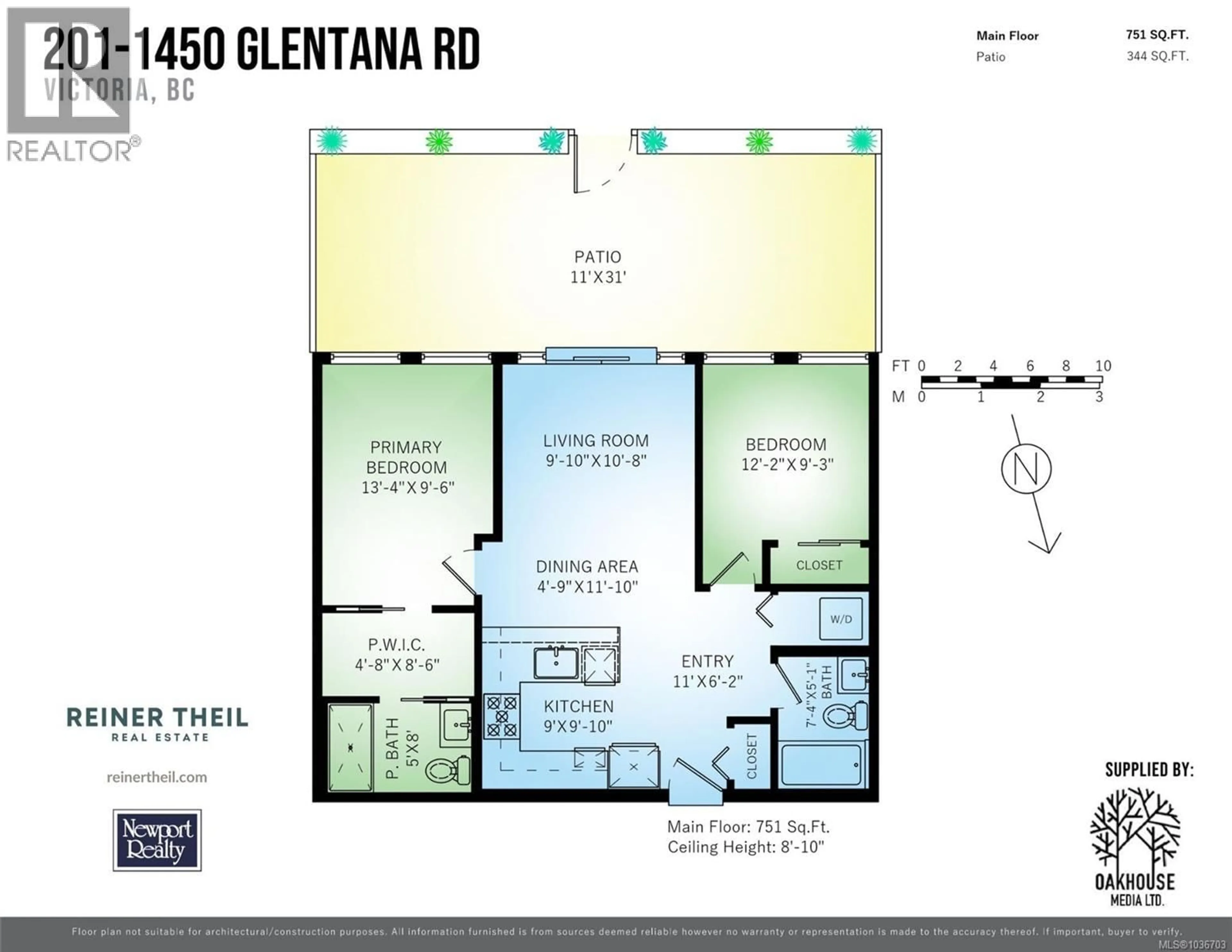 Floor plan for 201 - 1450 GLENTANA ROAD, View Royal British Columbia V9A2P8
