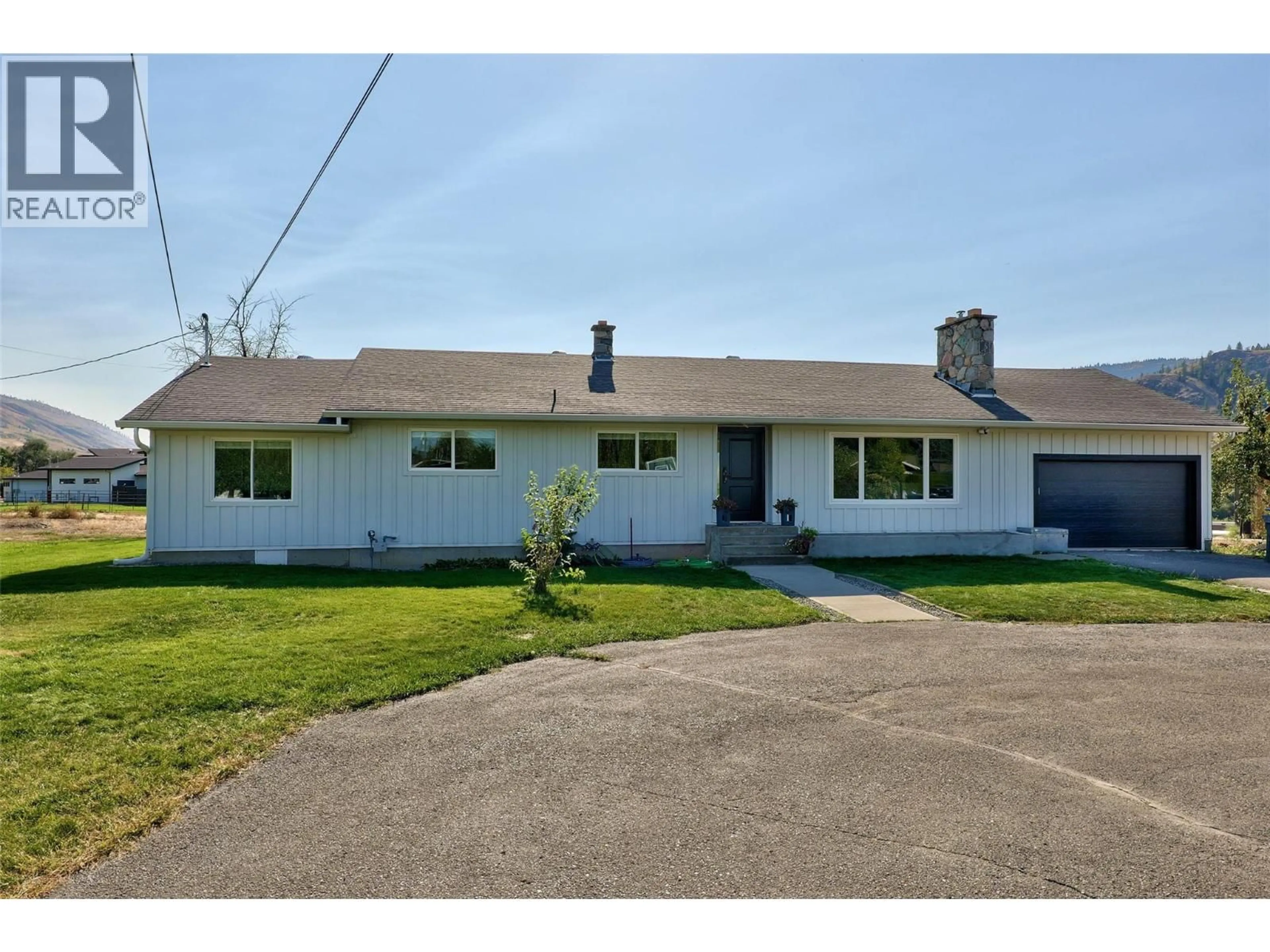 A pic from outside/outdoor area/front of a property/back of a property/a pic from drone, street for 203 MATTOCH MCKEAGUE ROAD, Kamloops British Columbia V2H1L2