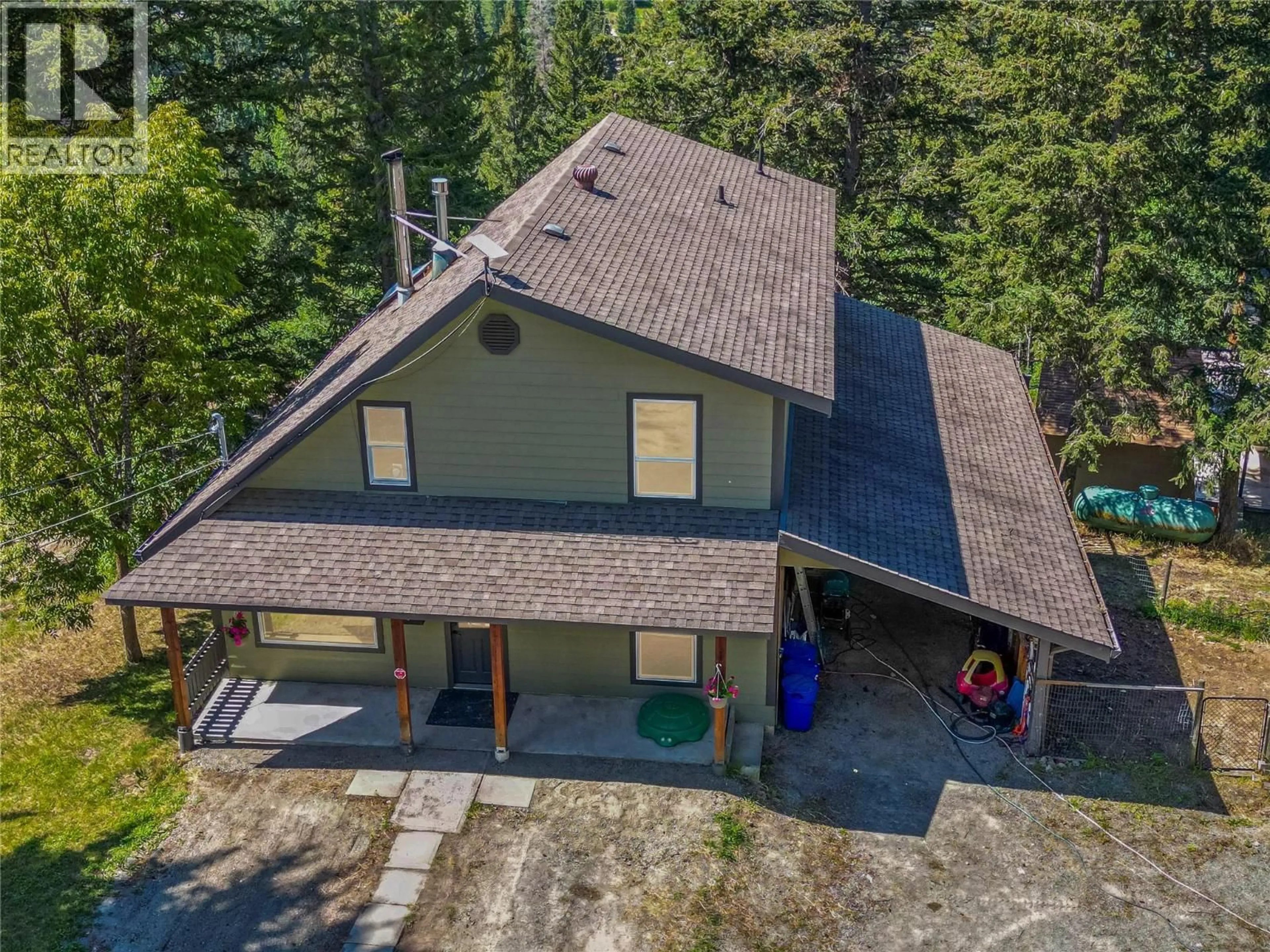 A pic from outside/outdoor area/front of a property/back of a property/a pic from drone, unknown for 2932 PIVA ROAD, Kamloops British Columbia V0E3E1
