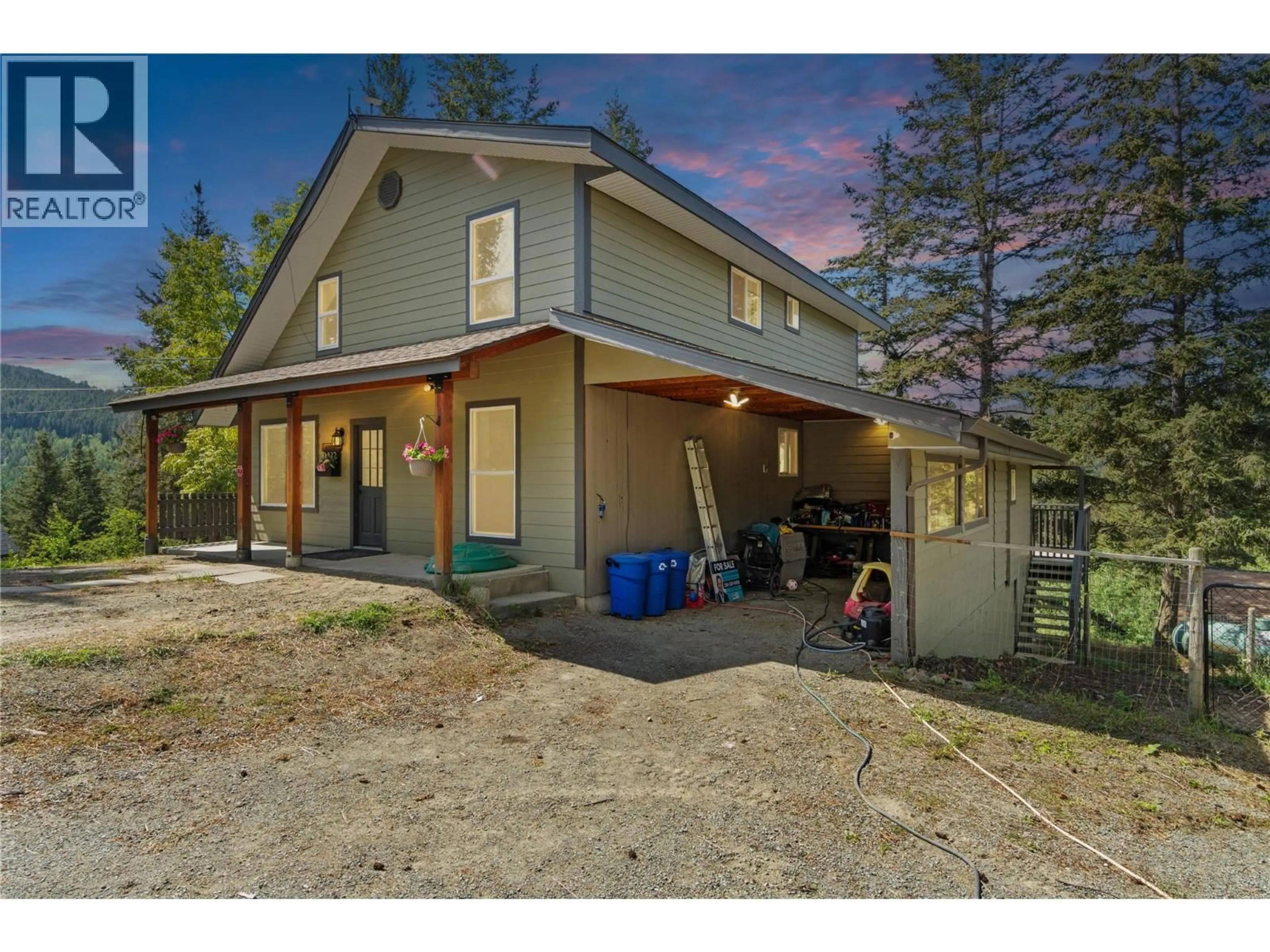 A pic from outside/outdoor area/front of a property/back of a property/a pic from drone, unknown for 2932 PIVA ROAD, Kamloops British Columbia V0E3E1