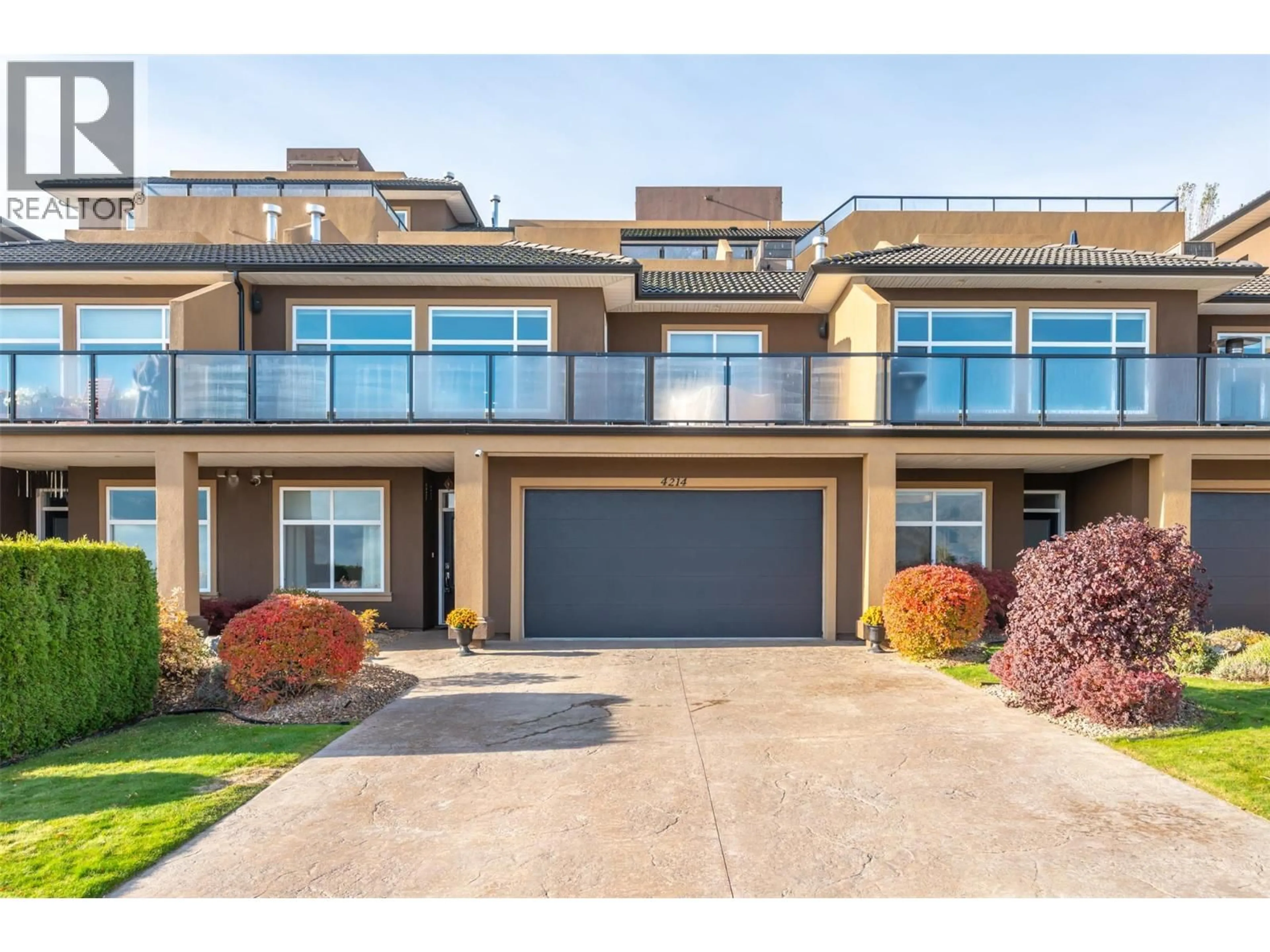 A pic from outside/outdoor area/front of a property/back of a property/a pic from drone, street for 4214 GOLF COURSE DRIVE, Osoyoos British Columbia V0H1V4