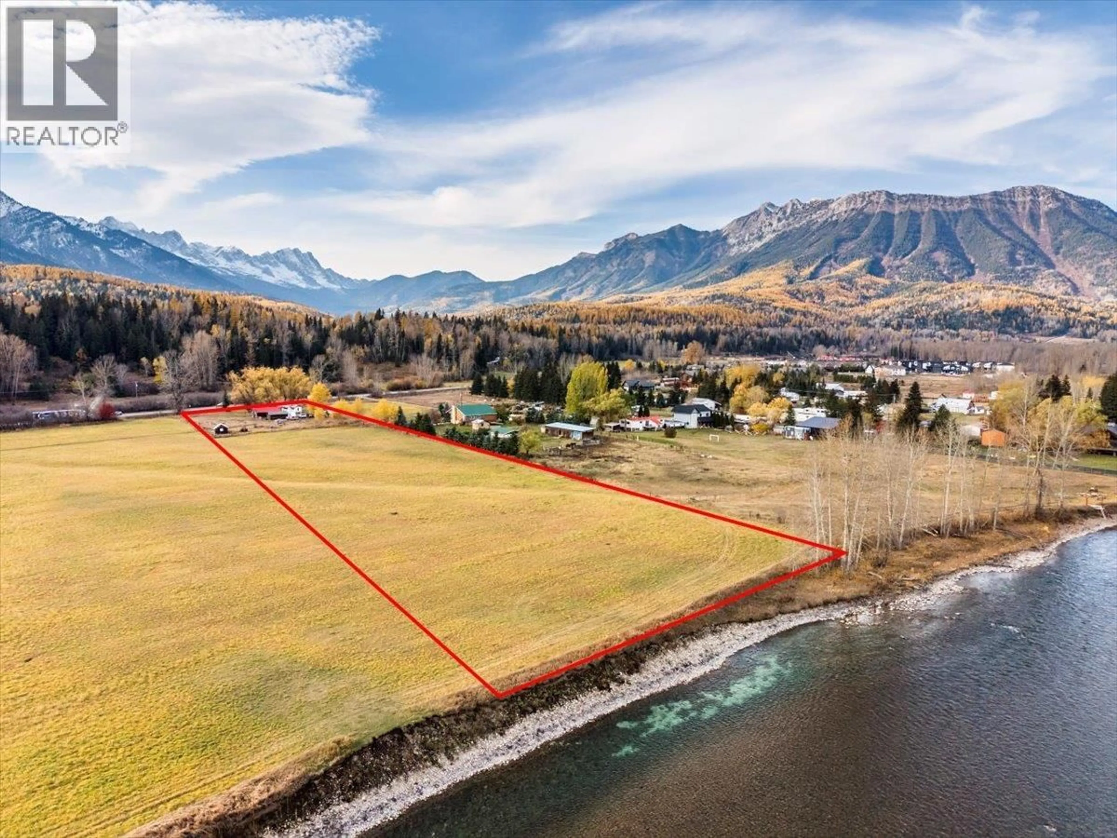 A pic from outside/outdoor area/front of a property/back of a property/a pic from drone, water/lake/river/ocean view for 2370 HIGHWAY 3 HIGHWAY, Fernie British Columbia V0B1M0