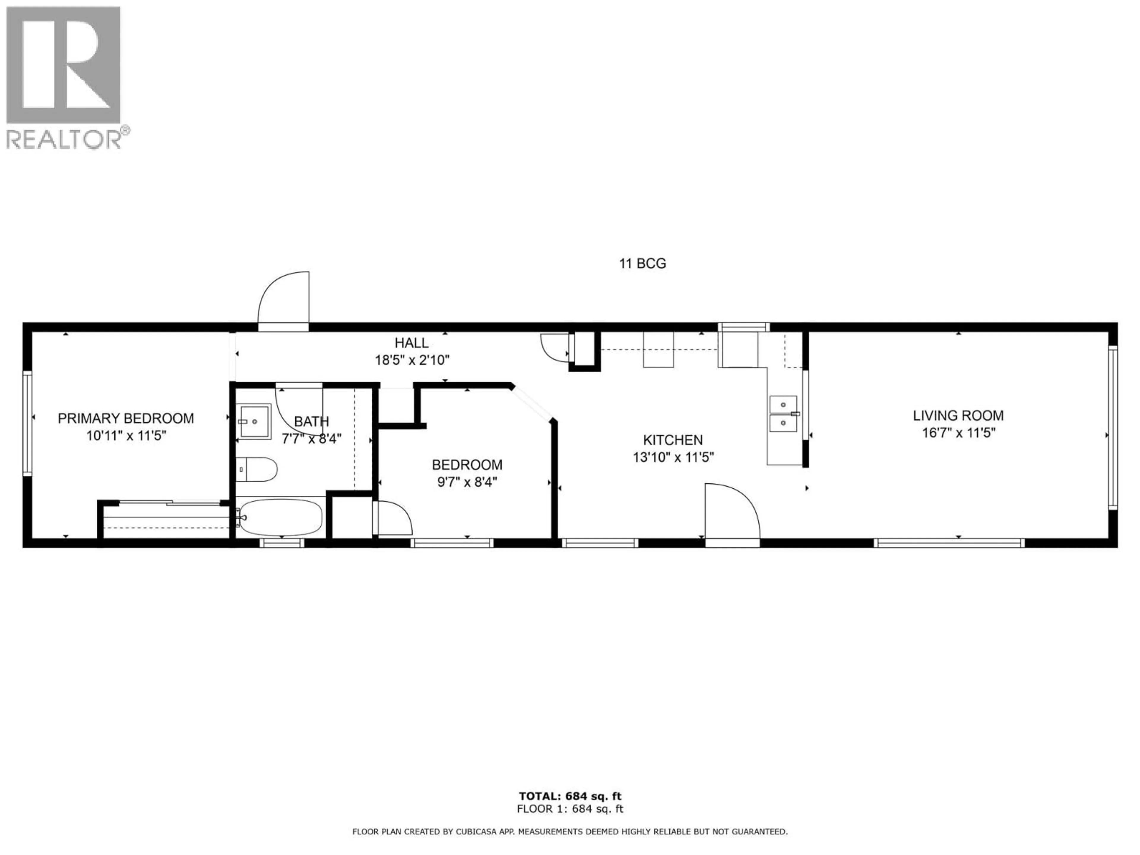 Floor plan for 12 - 121 FERRY ROAD, Clearwater British Columbia V0E1N2