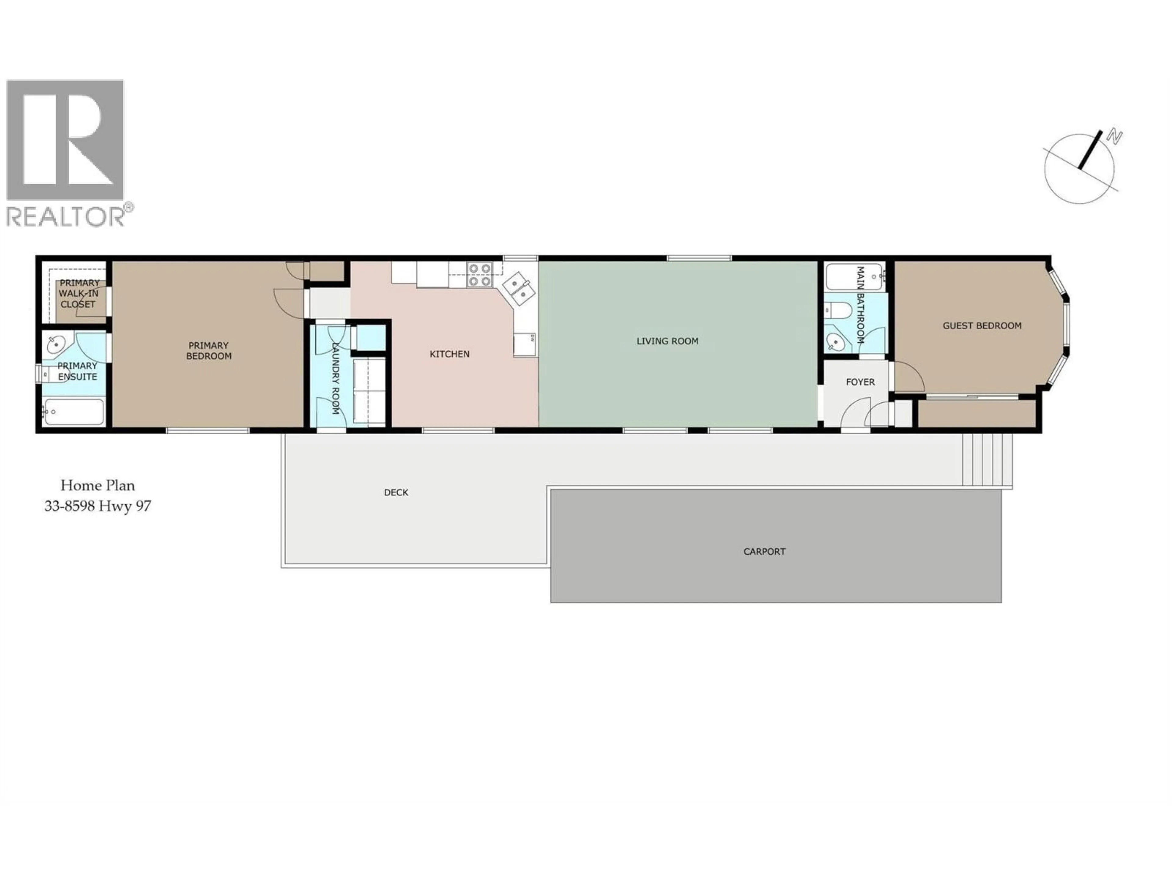 Floor plan for 33 - 8598 HWY 97 OTHER, Oliver British Columbia V0H1T2
