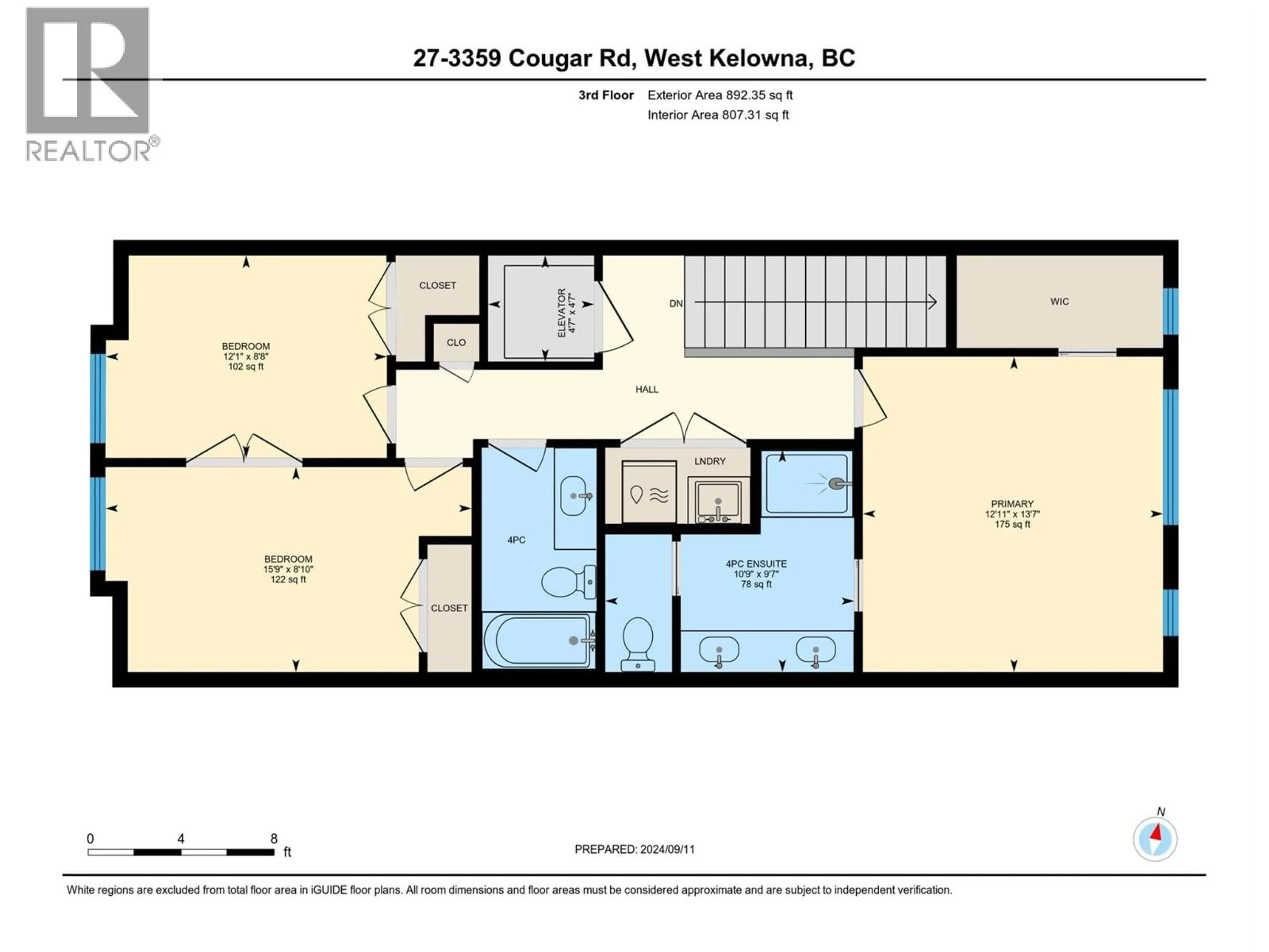 Floor plan for 27 - 3359 COUGAR ROAD, Westbank British Columbia V4T3G1